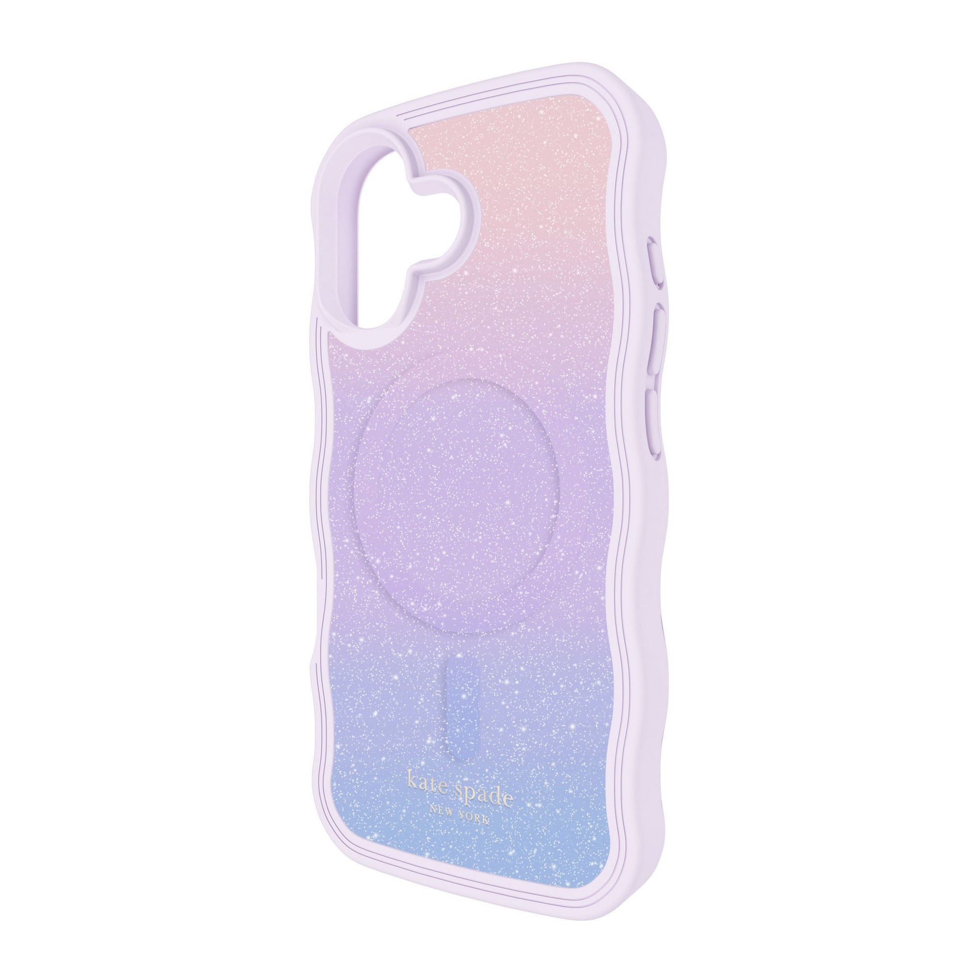 iPhone 17 Kate Spade Wavy MagSafe Case - Opal Glitter - 15-14580
