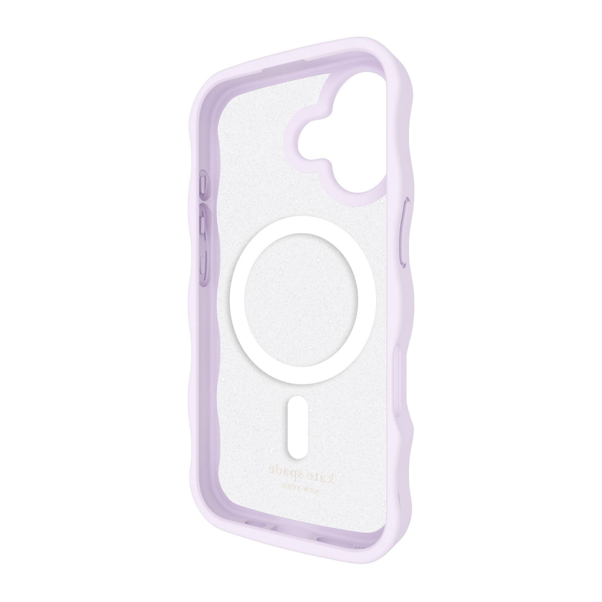 iPhone 17 Kate Spade Wavy MagSafe Case - Opal Glitter - 15-14580