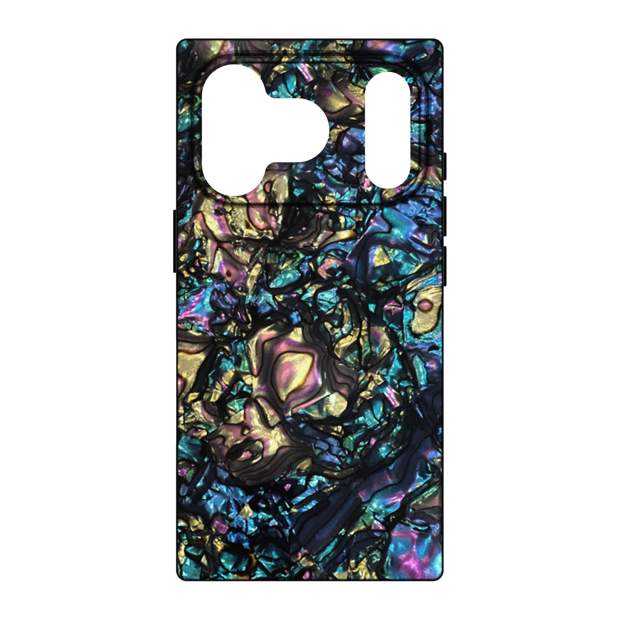 iPhone 17 Pro FLAUNT Square MagSafe Case - Abalone Shell - 15-14590
