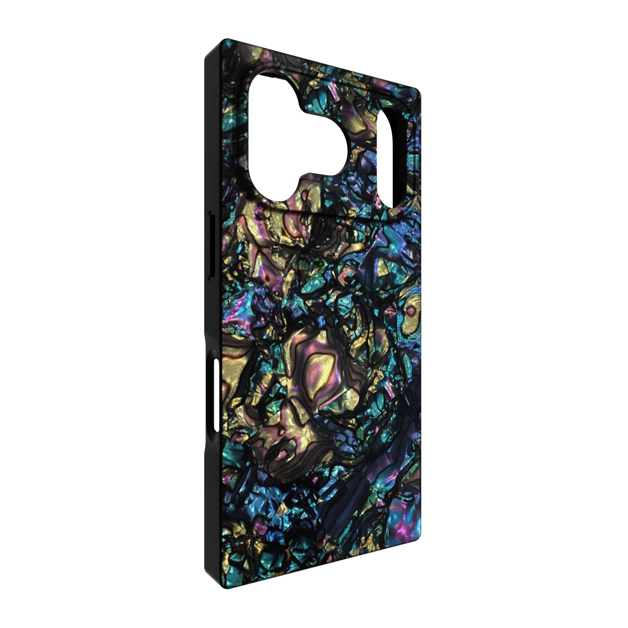 iPhone 17 Pro FLAUNT Square MagSafe Case - Abalone Shell - 15-14590