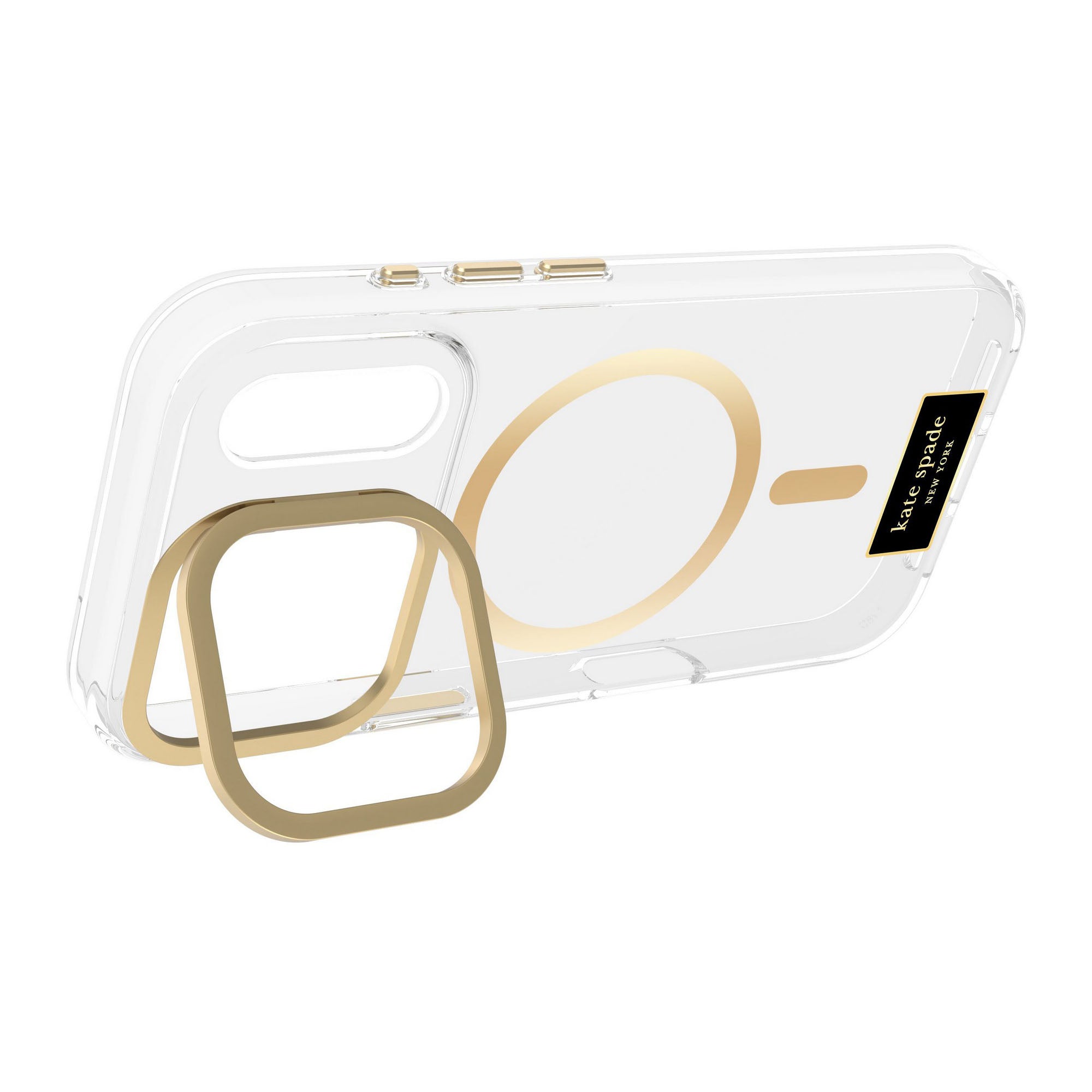 iPhone 17 Pro Kate Spade Protective MagSafe w/Stand Case - Icon Clear - 15-14598