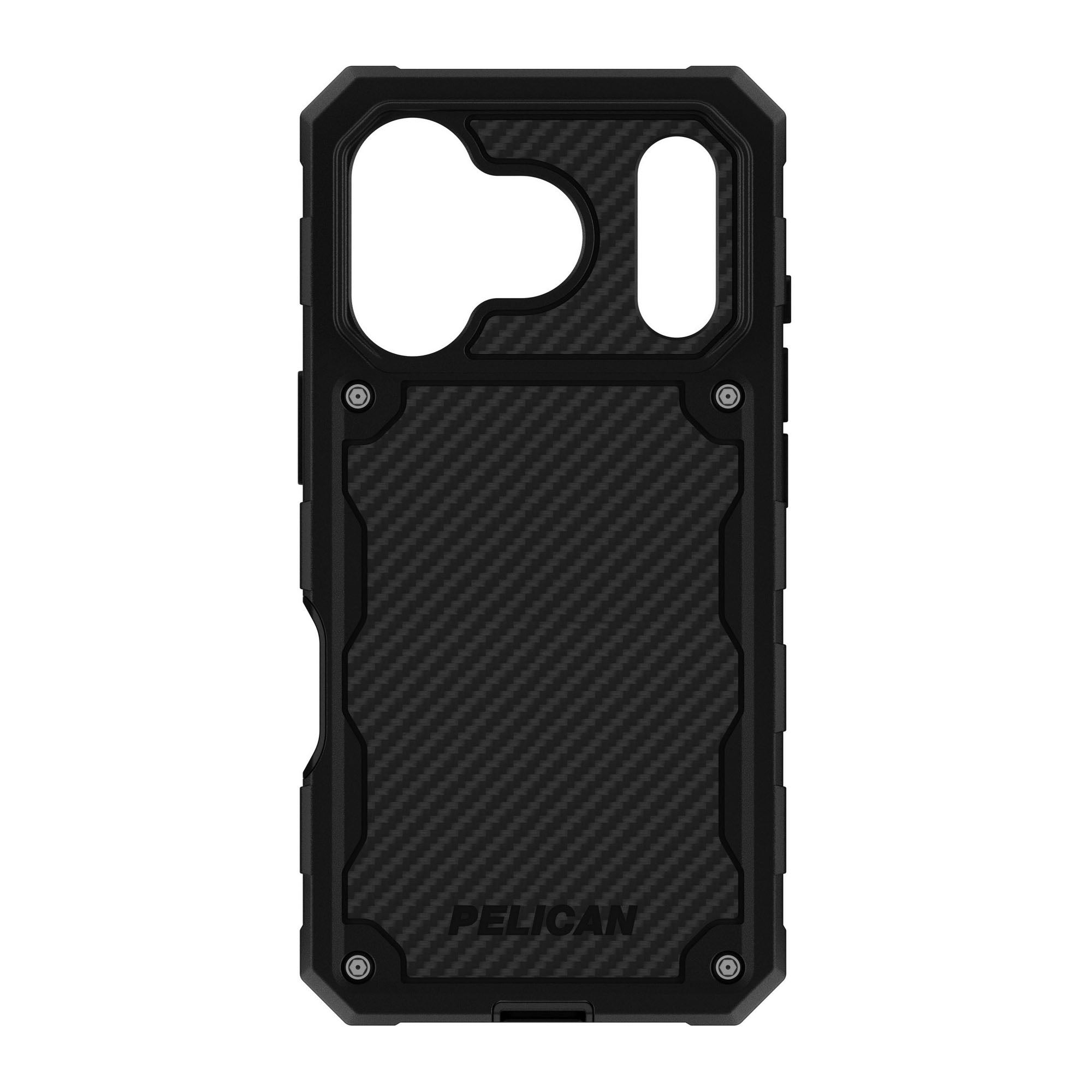 iPhone 17 Pro Pelican Shield MagSafe w/Holster Case - Carbon Fiber - 15-14604