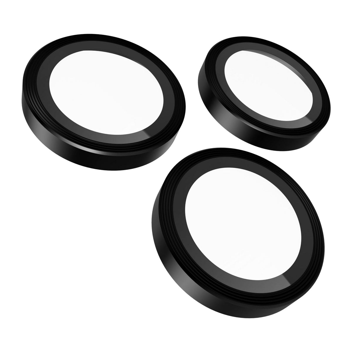 iPhone 18 Pro Max/18 Pro/17 Pro/17 Pro Max Case-Mate Aluminum Ring Lens Protectors - Black - 15-14619