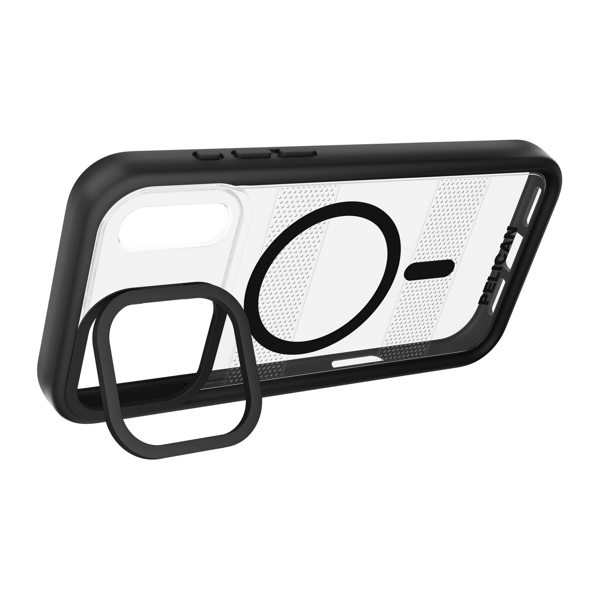 iPhone 17 Pro Max Pelican Protector MagSafe w/Stand Case - Clear - 15-14640