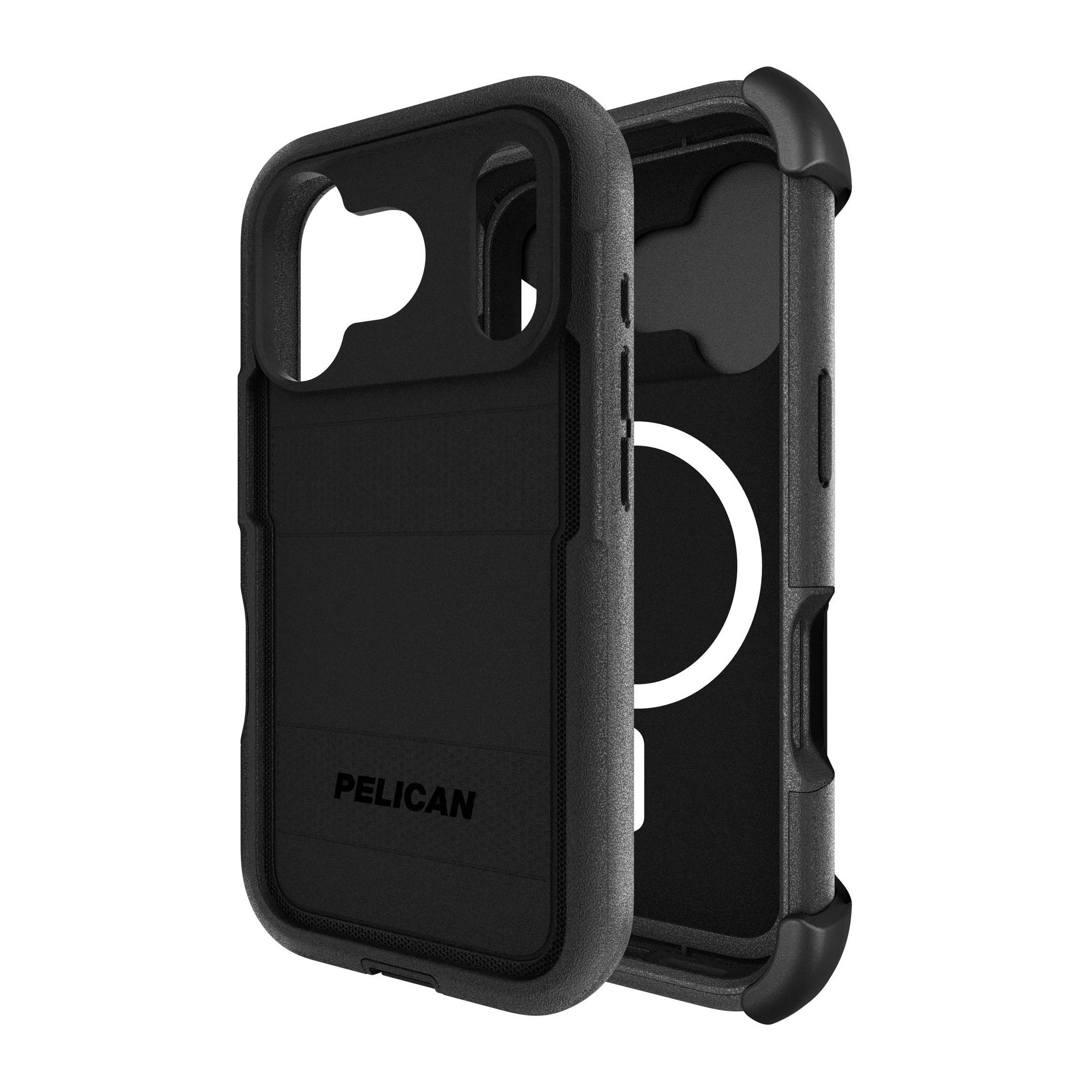 iPhone 17 Pro Max Pelican Voyager MagSafe w/Holster Case - Black - 15-14642