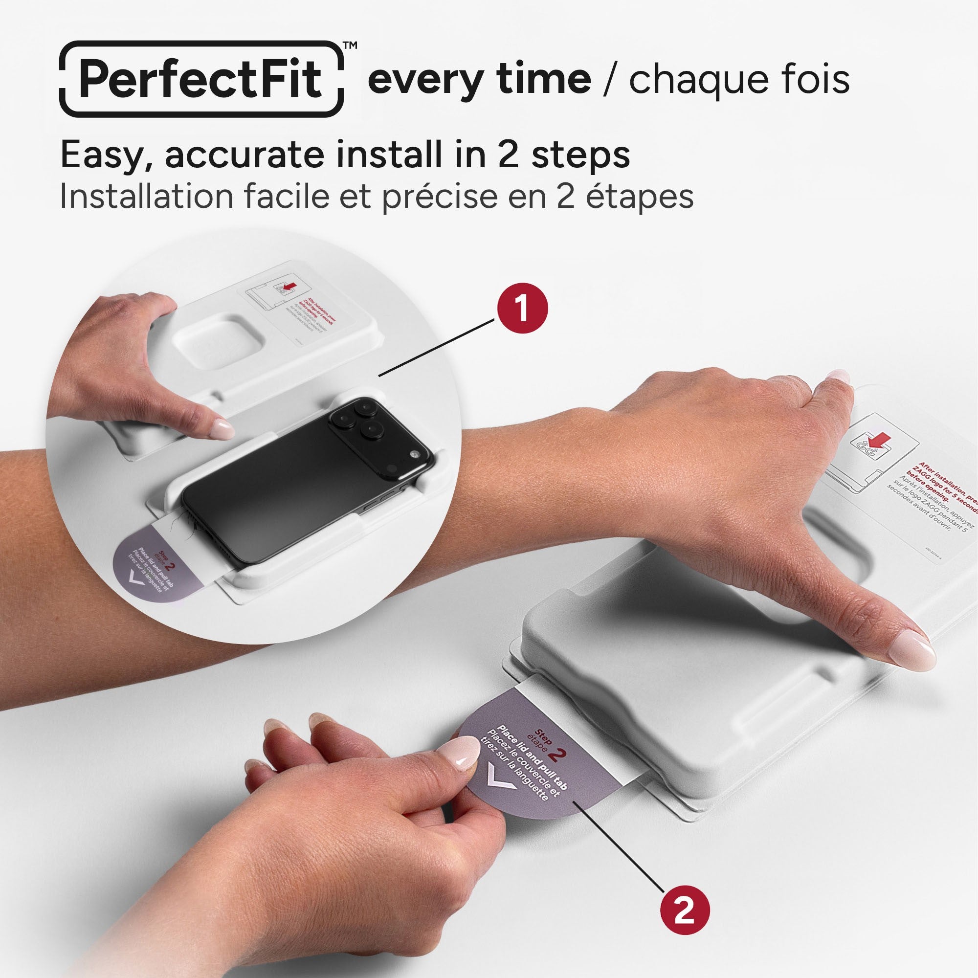 iPhone Air ZAGG InvisibleShield Glass XTR5 Screen Protector - 15-14698