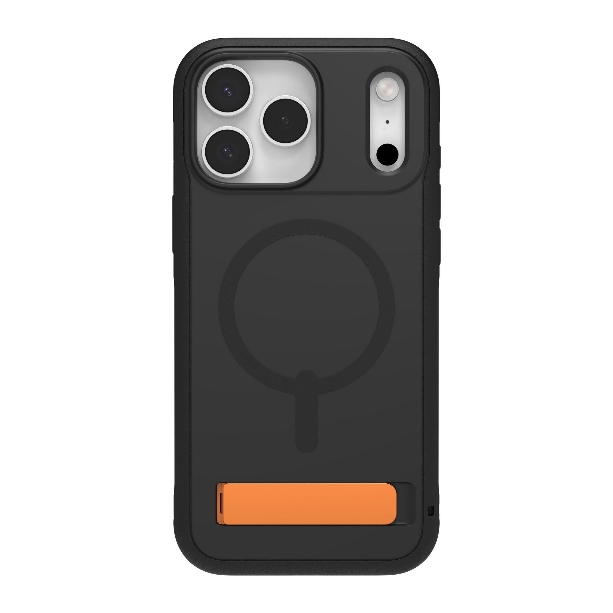 iPhone 17 Pro Max ZAGG Graphene Sedona Snap Kickstand Case - Flood Black/Orange - 15-14731