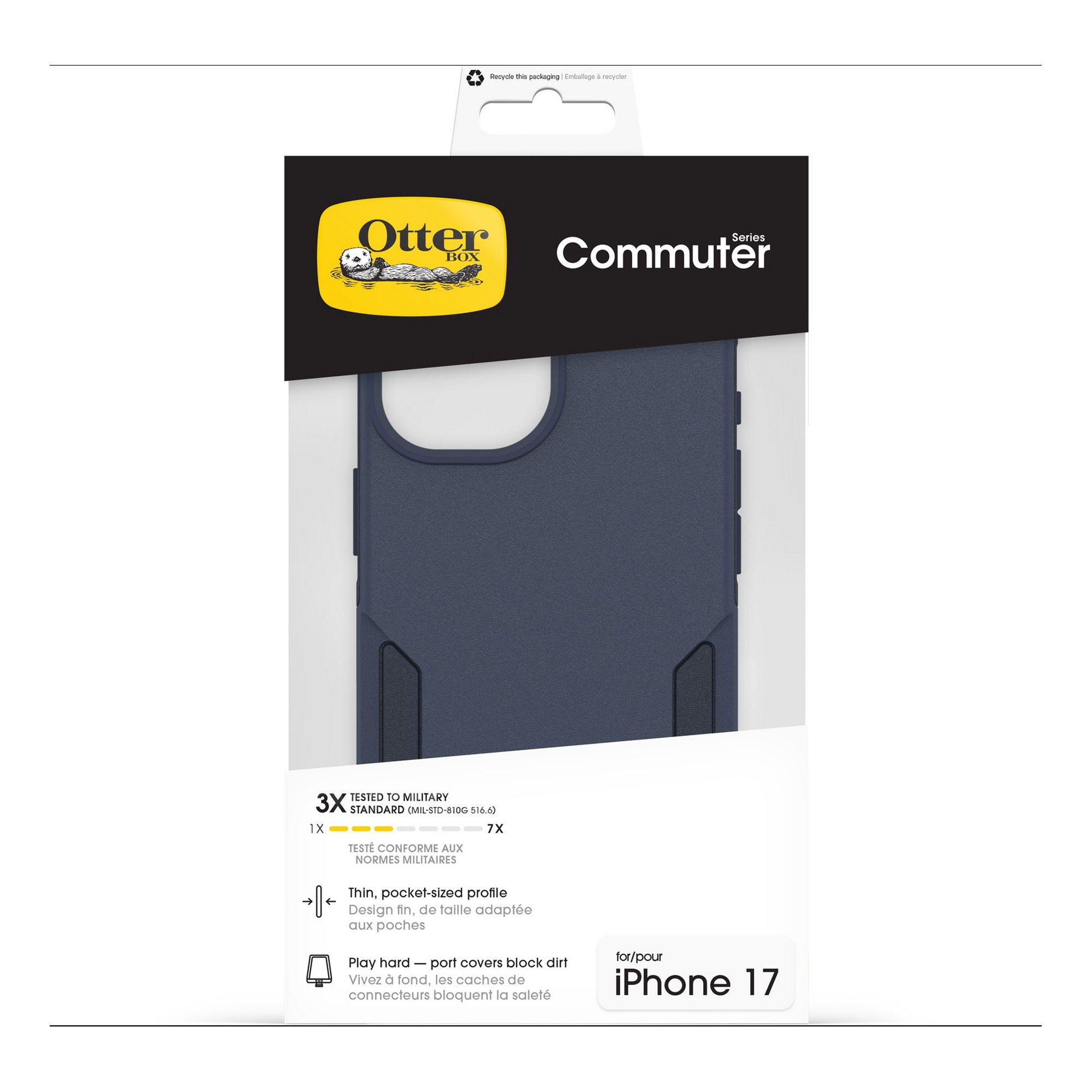 iPhone 17 Otterbox Commuter w/MagSafe + Camera Control Case - Blue Sentiment - 15-14759
