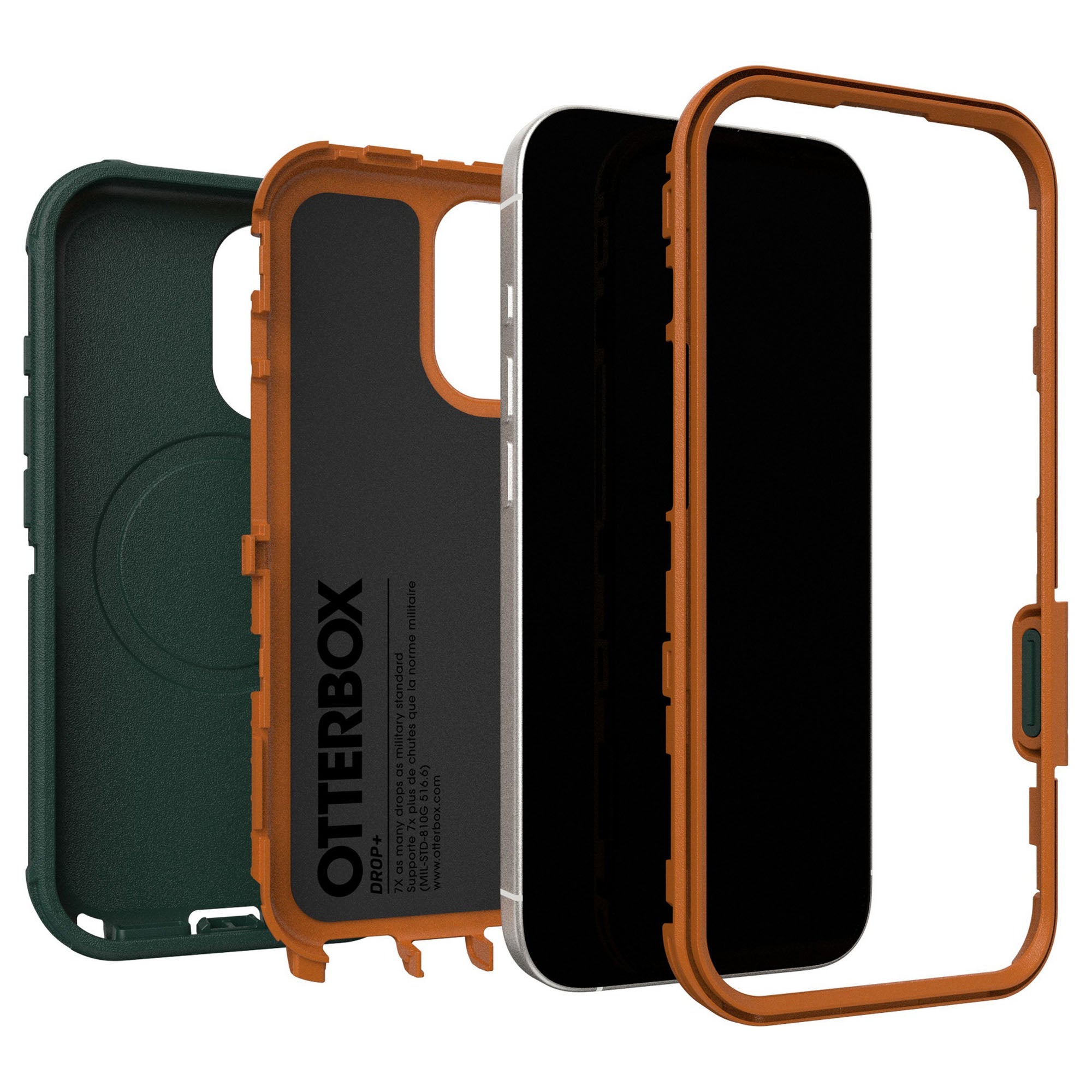 iPhone 17 Otterbox Defender Pro w/MagSafe + Camera Control Case - Green Intrigue - 15-14763