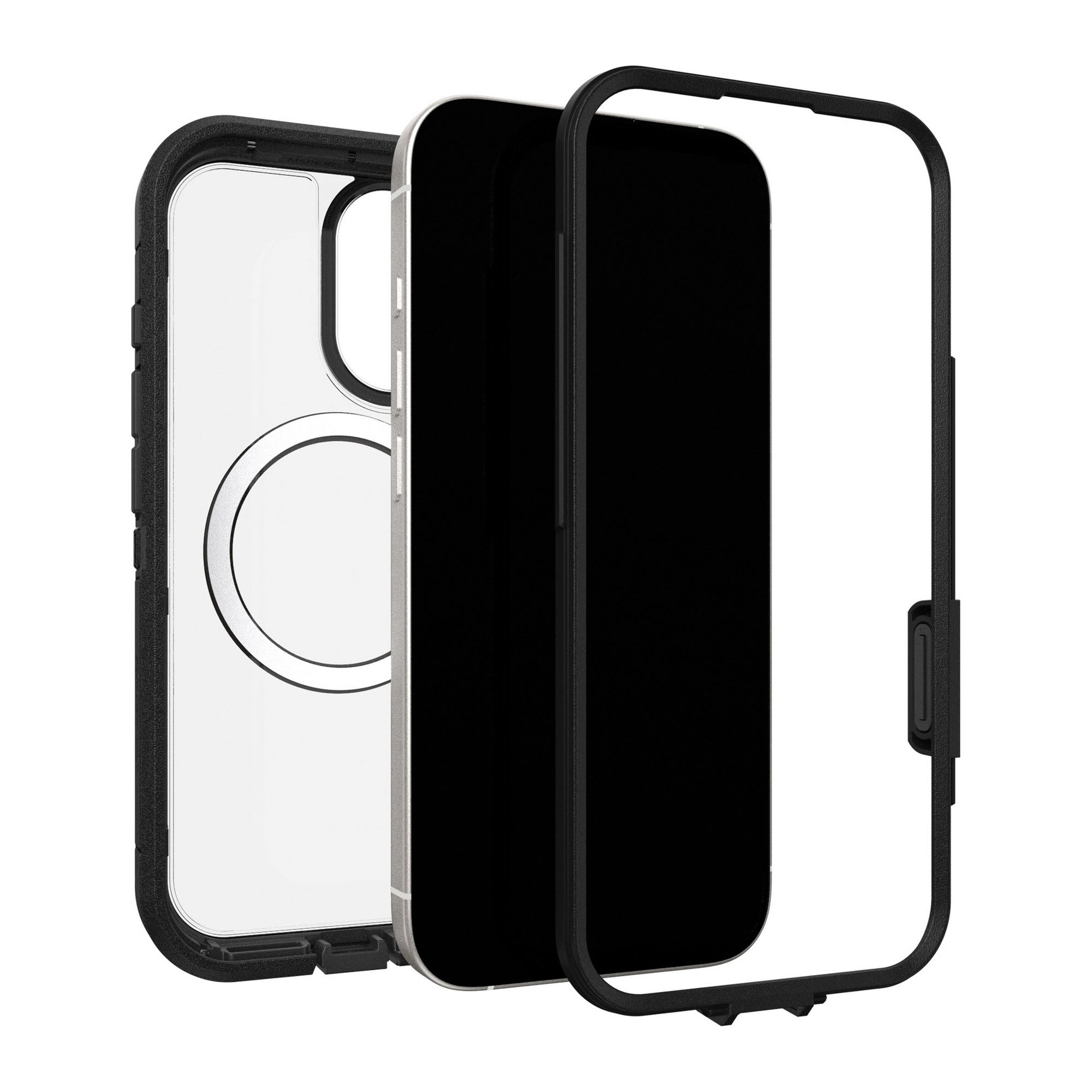 iPhone 17 Otterbox Defender Pro XT w/MagSafe + Camera Control Case - Black - Dark Side - 15-14766