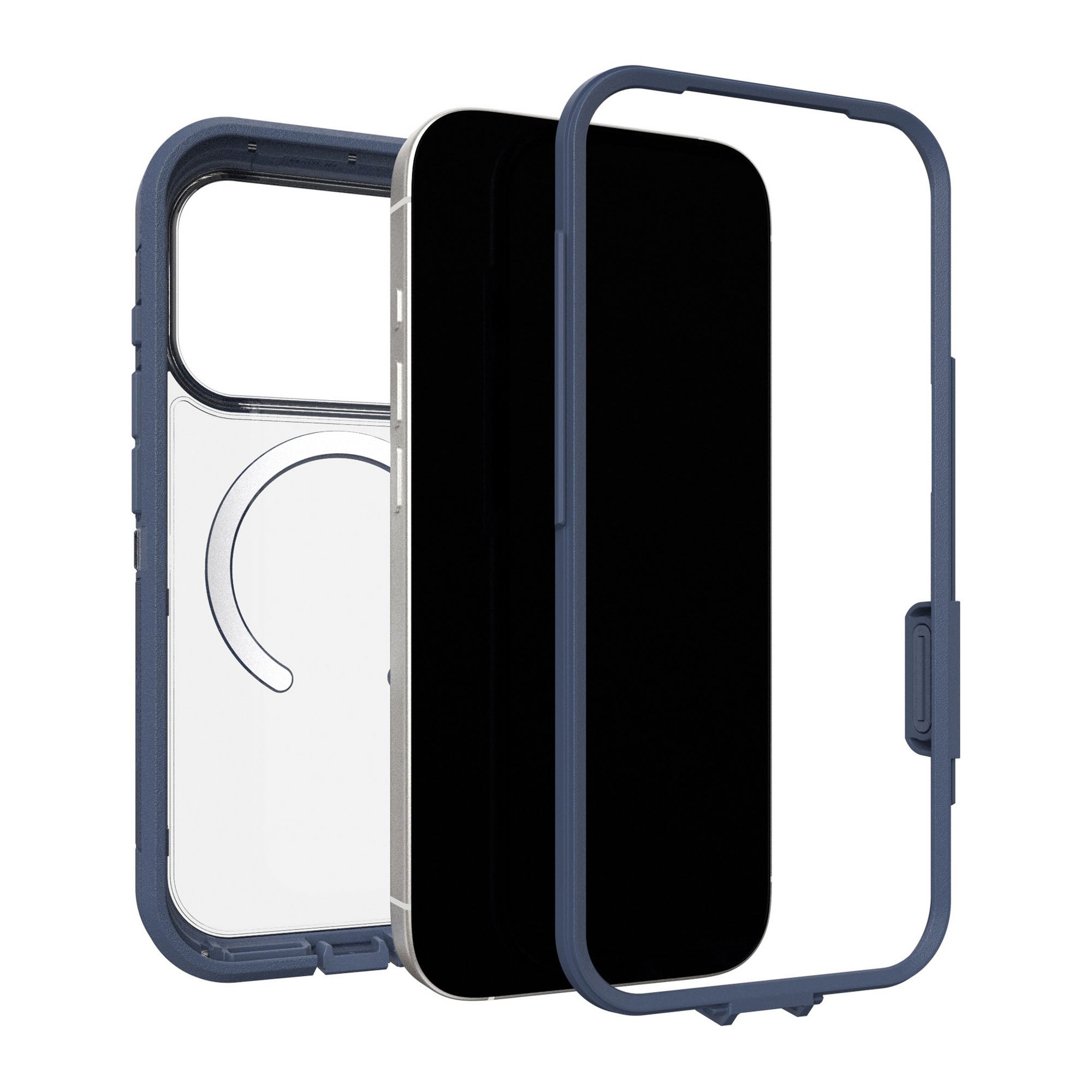 iPhone 17 Pro Otterbox Defender Pro XT w/MagSafe + Camera Control Case - Baby Blue Clear - 15-14817