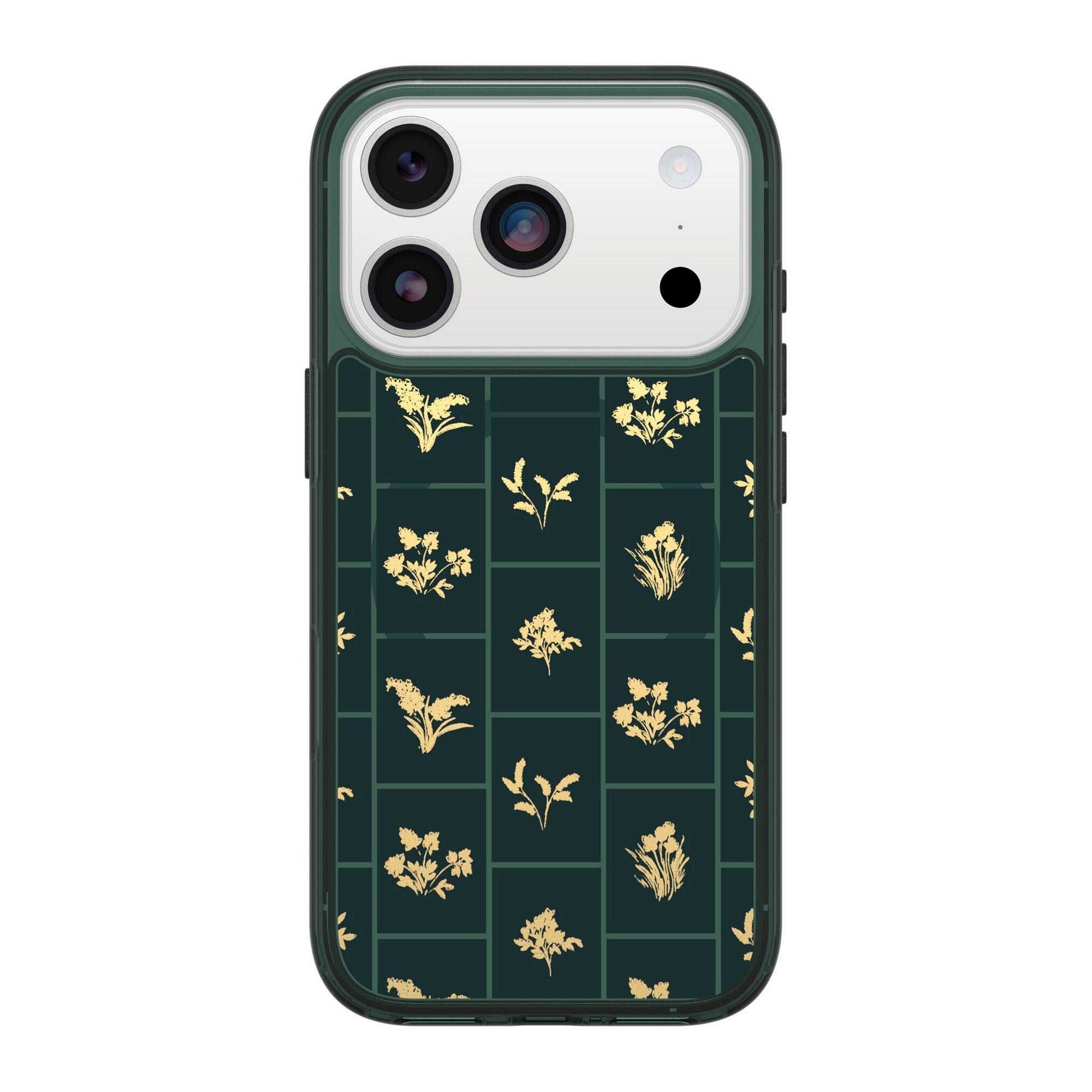 iPhone 17 Pro Otterbox Symmetry w/MagSafe + Camera Control Case - Golden Bloom - 15-14839