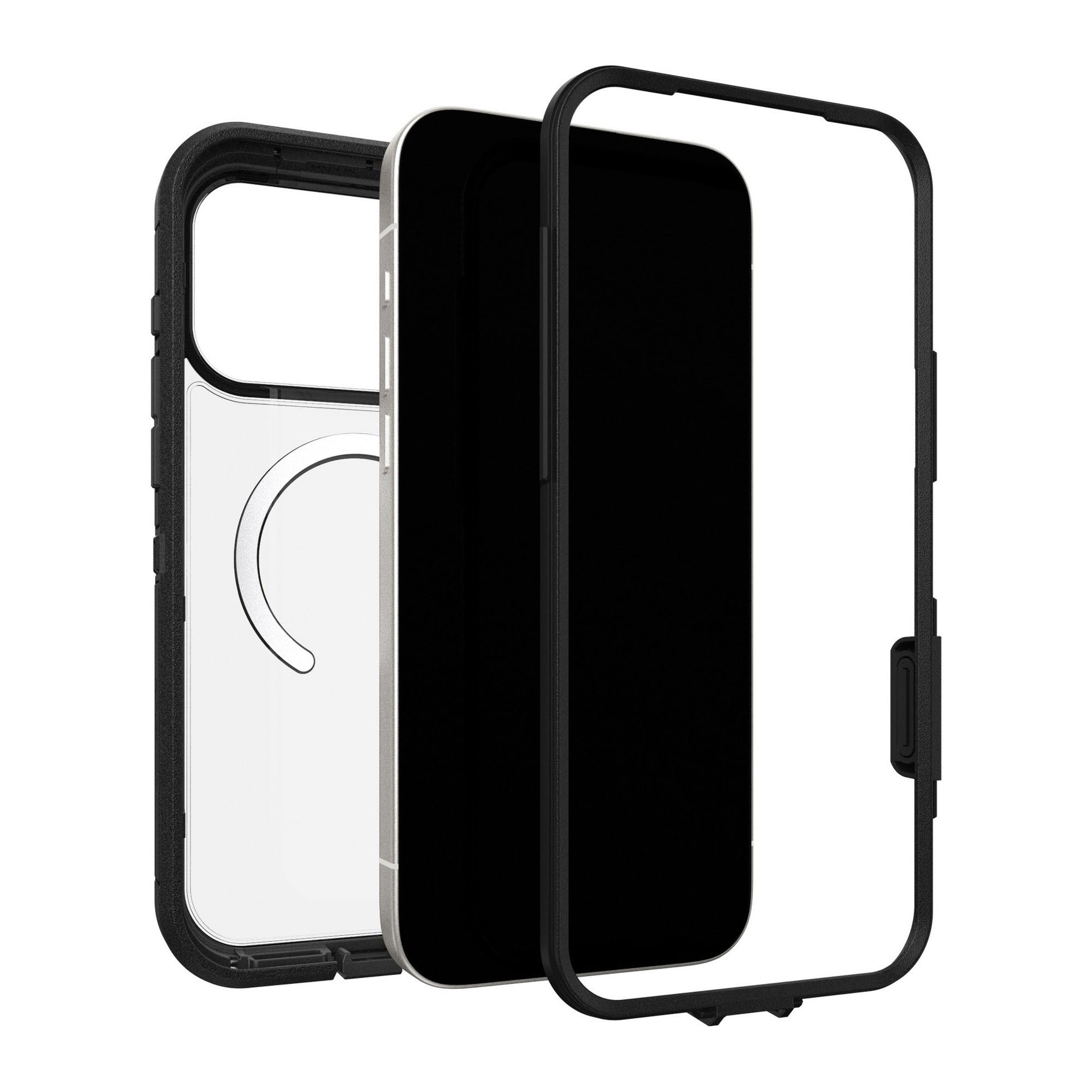 iPhone 17 Pro Max Otterbox Defender Pro XT w/MagSafe + Camera Control Case - Black - Dark Side - 15-14856