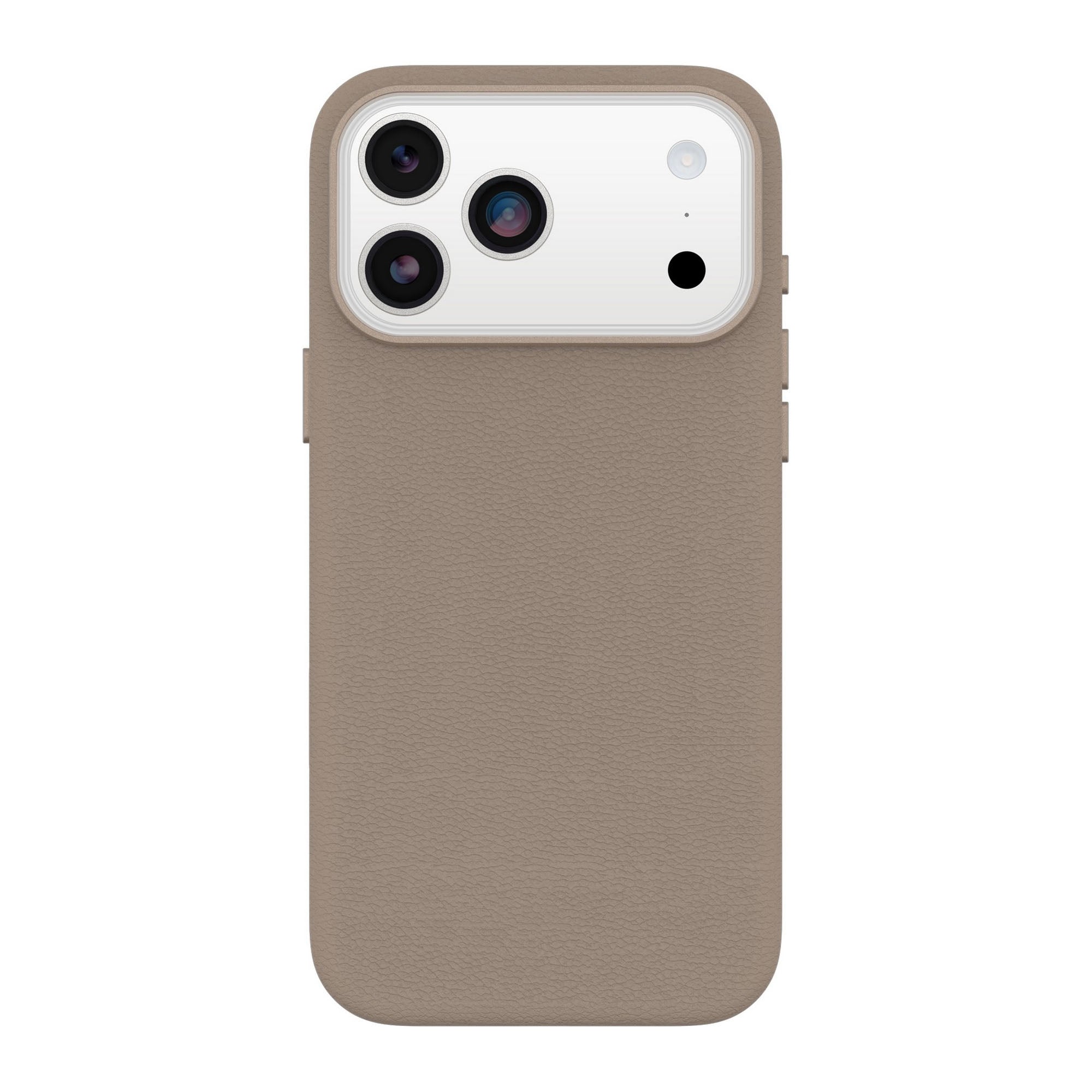 iPhone 17 Pro Max Otterbox Symmetry Cactus Leather w/MagSafe + Camera Control Case - Grey Comfort - 15-14864