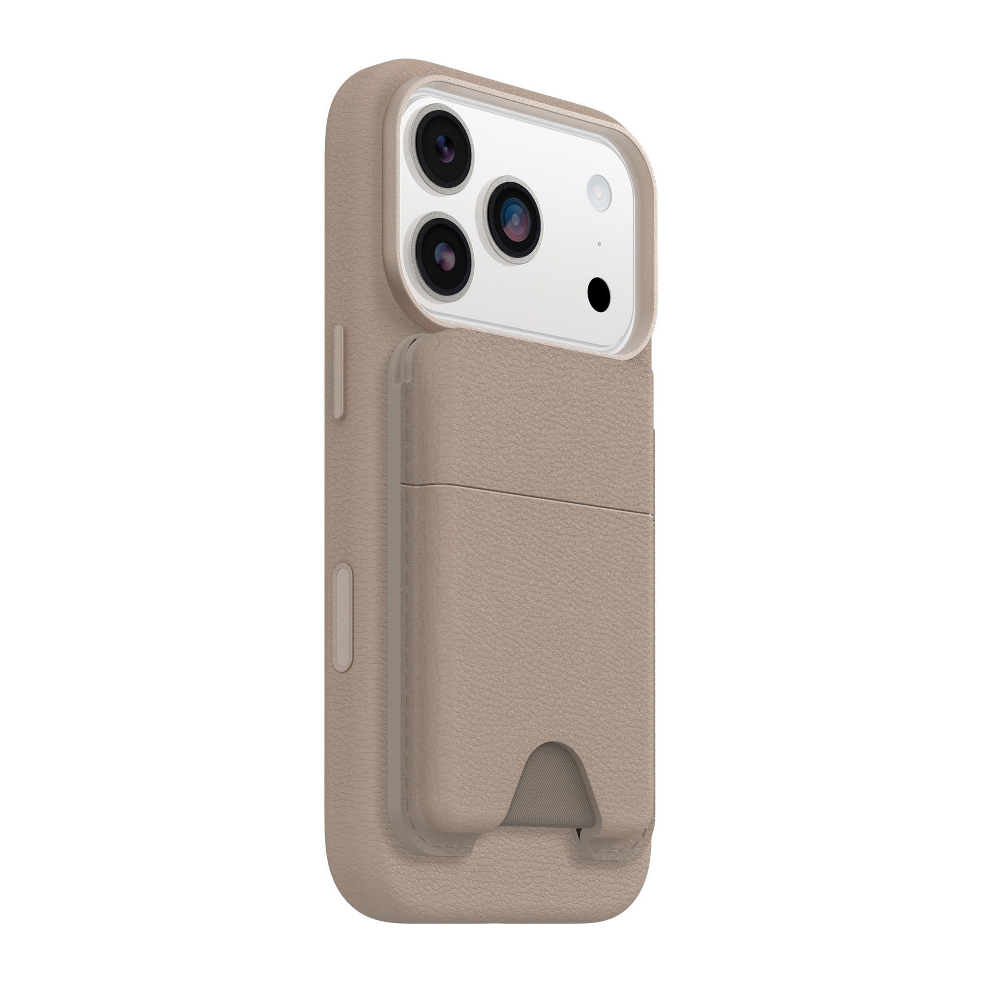 Otterbox Cactus Leather MagSafe Wallet - Grey - Grey Comfort - 15-14879