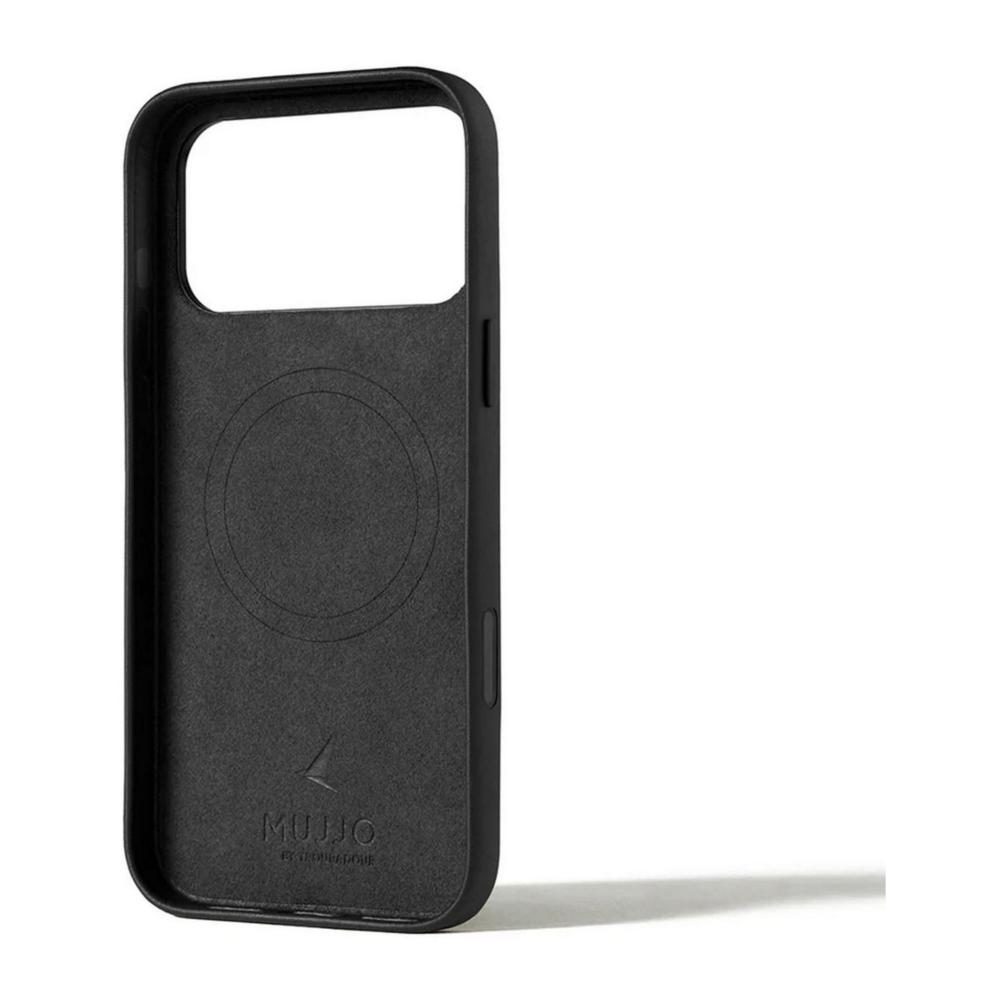 iPhone 17 Pro Max Mujjo Full Leather w/MagSafe Case - Black - 15-15006