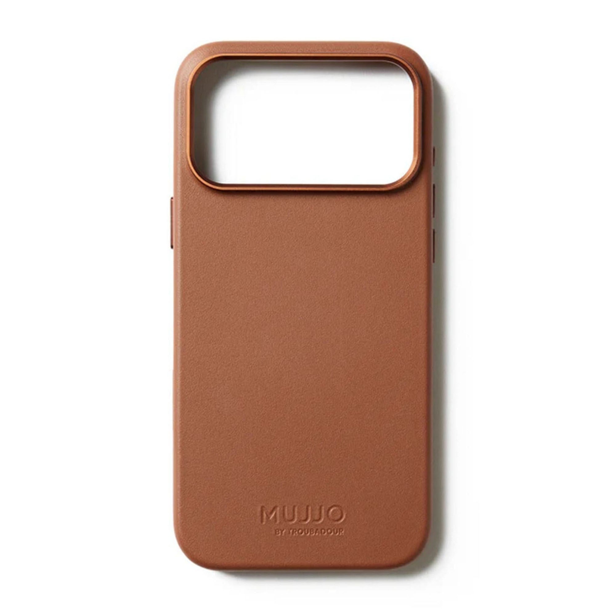 iPhone 17 Pro Max Mujjo Full Leather w/MagSafe Case - Tan - 15-15008