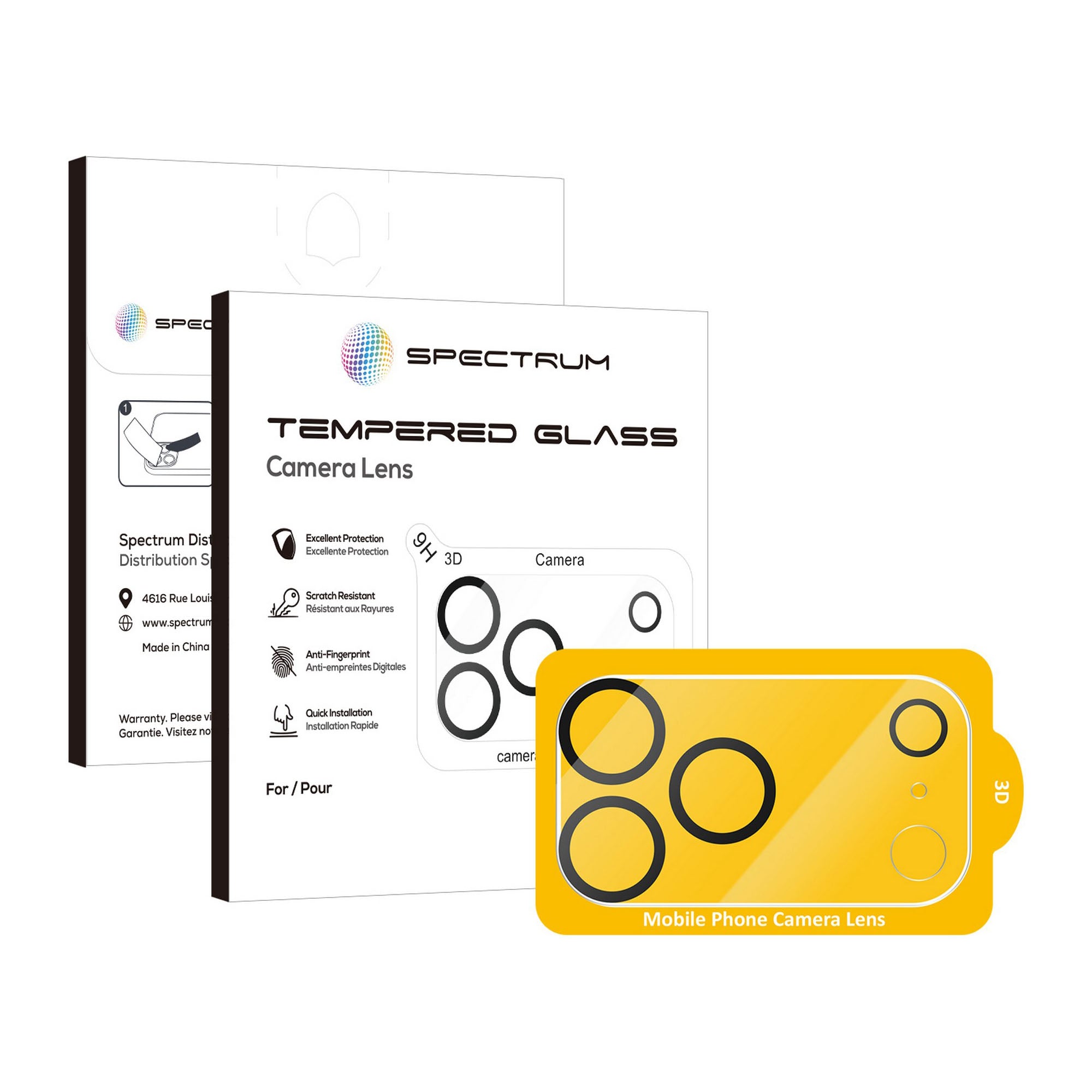 iPhone 17 Pro Max Spectrum Glass Lens Protector - 15-15024