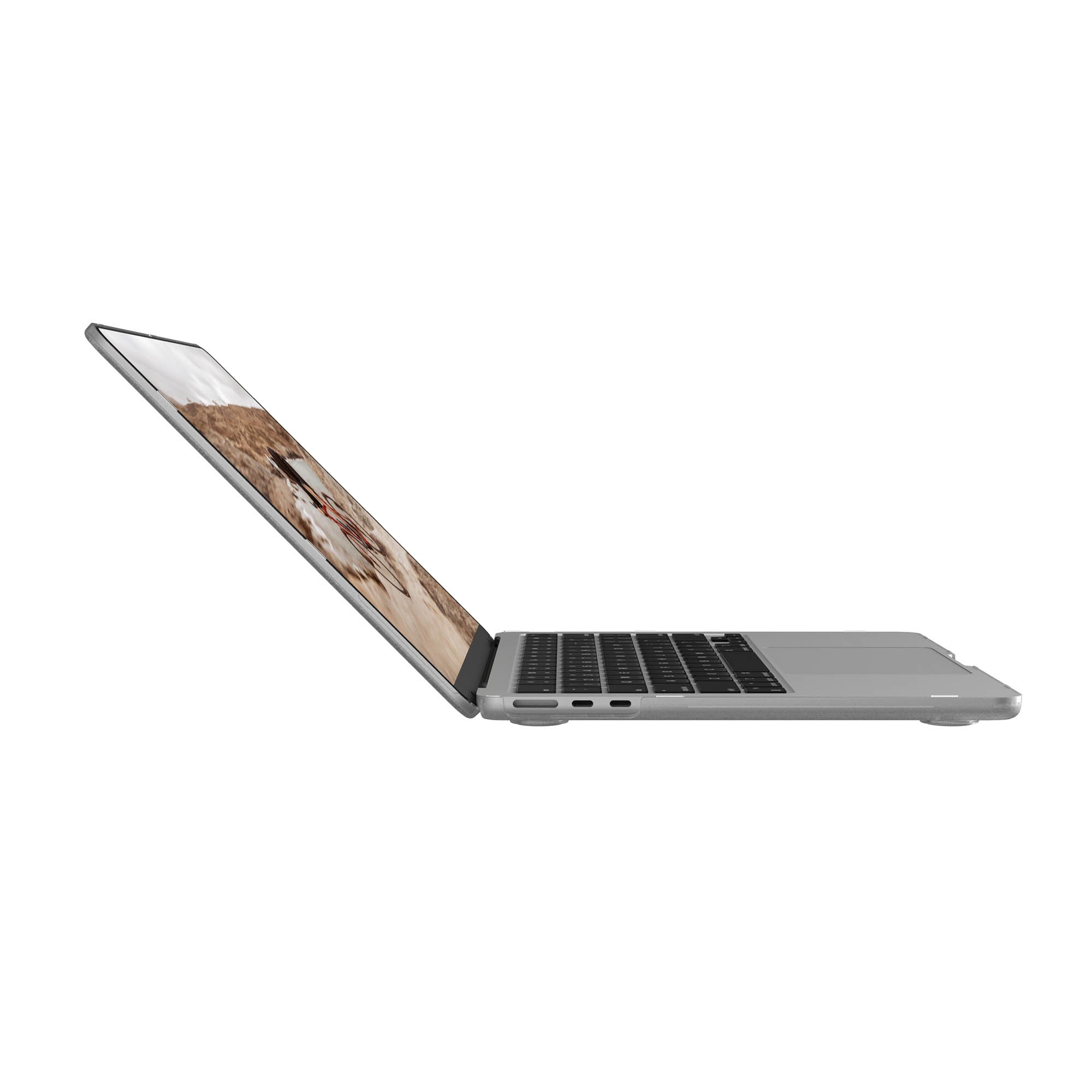 MacBook Air 13-in M2/M3/M4 UAG Essential Armor Case - Ice - 15-15030