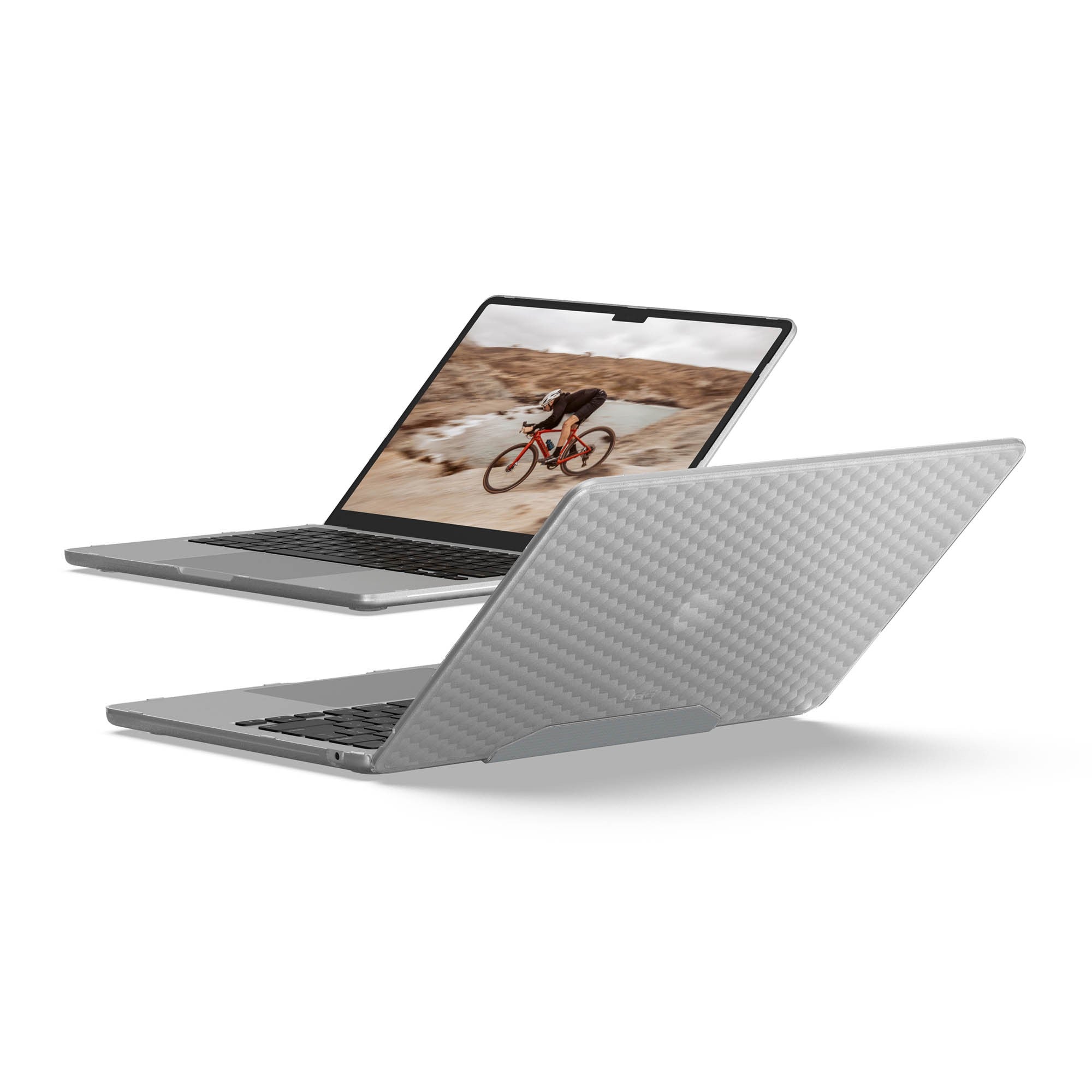 MacBook Air 13-in M2/M3/M4 UAG Essential Armor Case - Ice - 15-15030