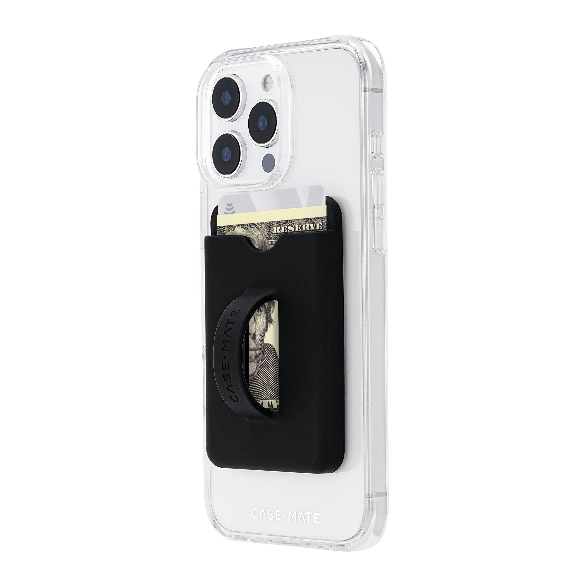 Case-Mate Magnetic Loop Grip Wallet - Black - 15-15038
