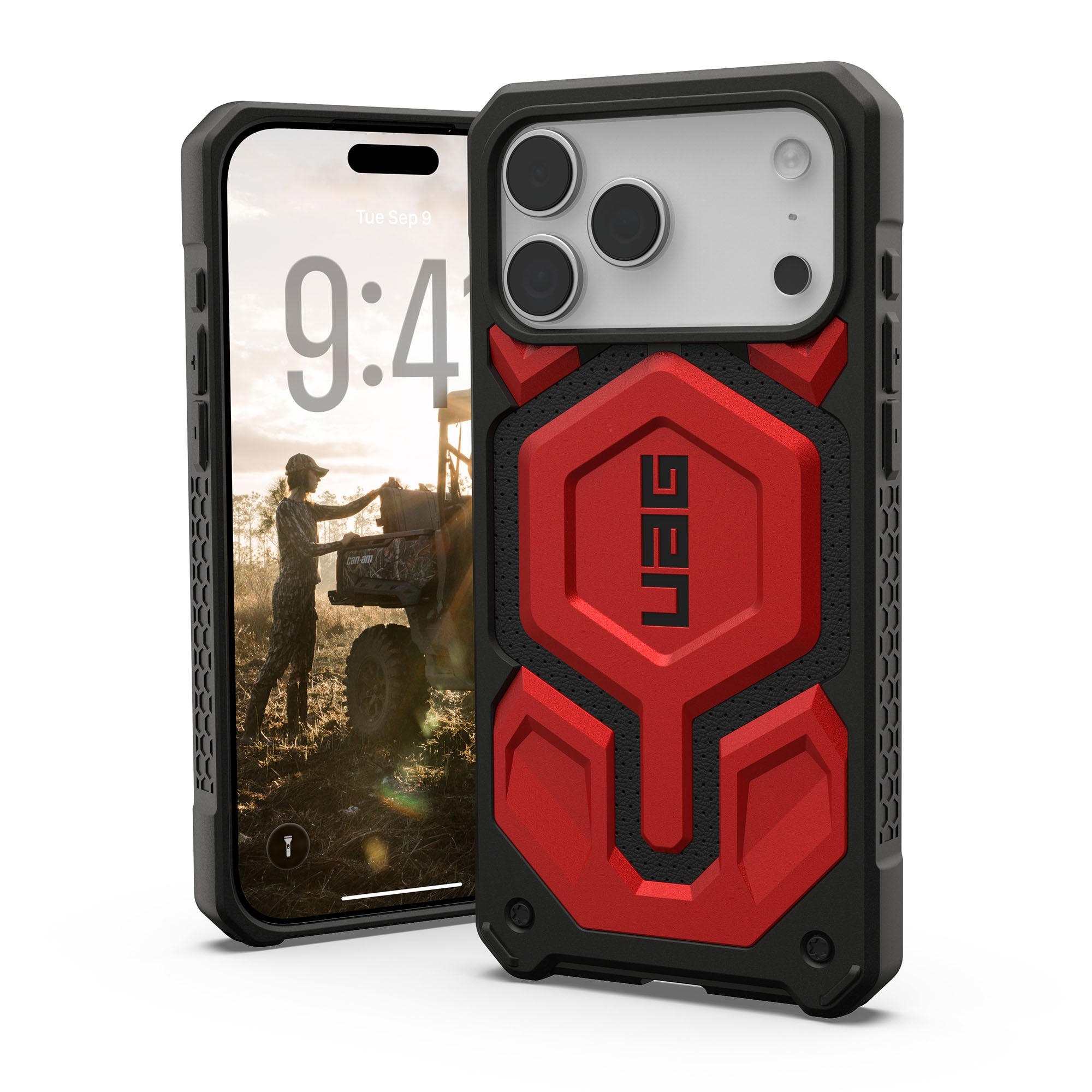 iPhone 17 Pro Max UAG Monarch Pro MagSafe Case - Crimson - 15-15074