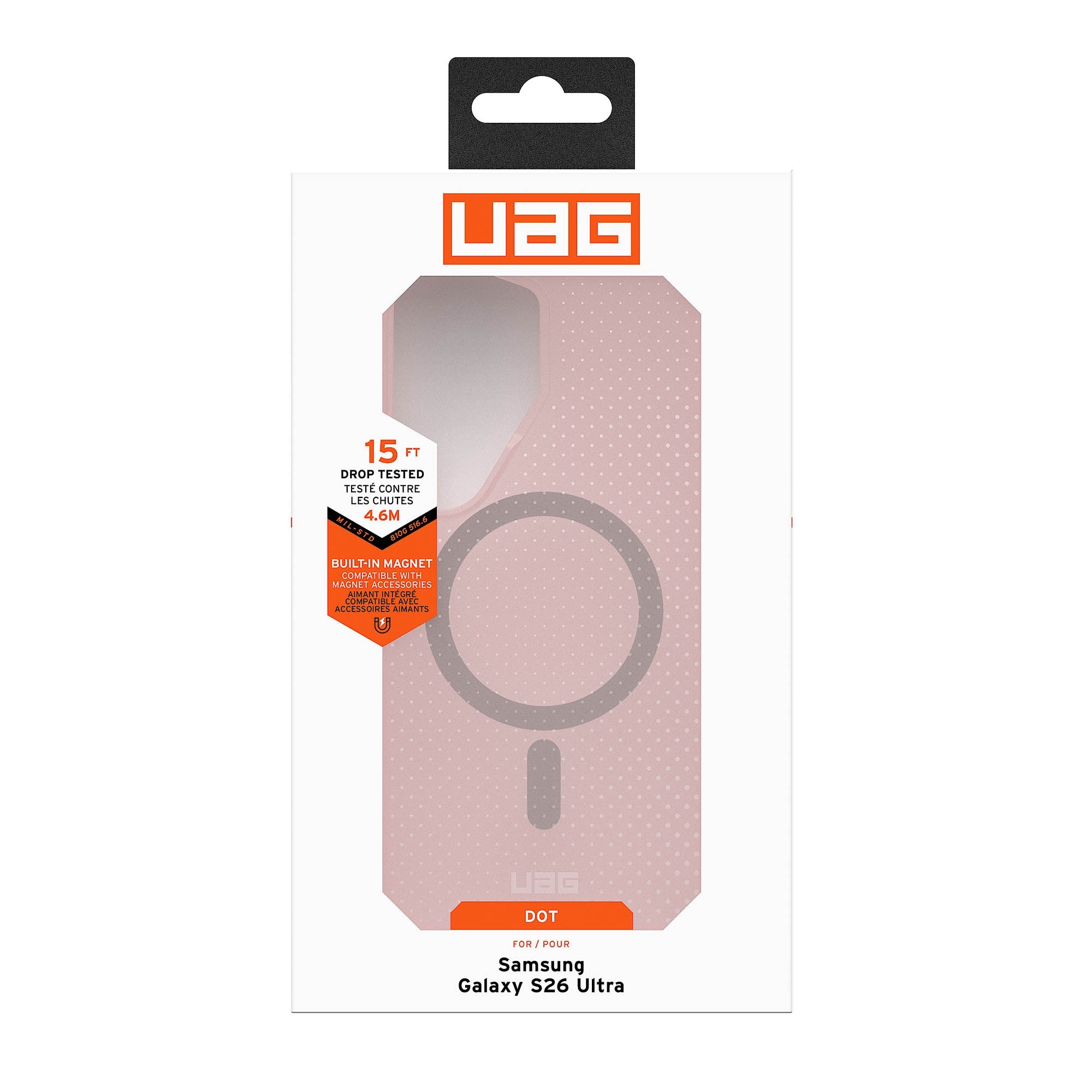 Samsung Galaxy S26 Ultra UAG Dot w/Magnet Case - Rose - 15-15122