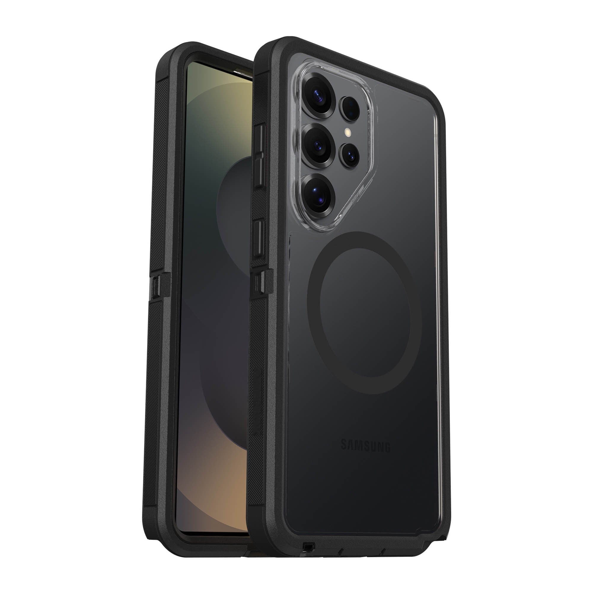 Samsung Galaxy S26 Ultra Otterbox Defender Pro XT w/Magnets Case - Dark Side - Black - 15-15175