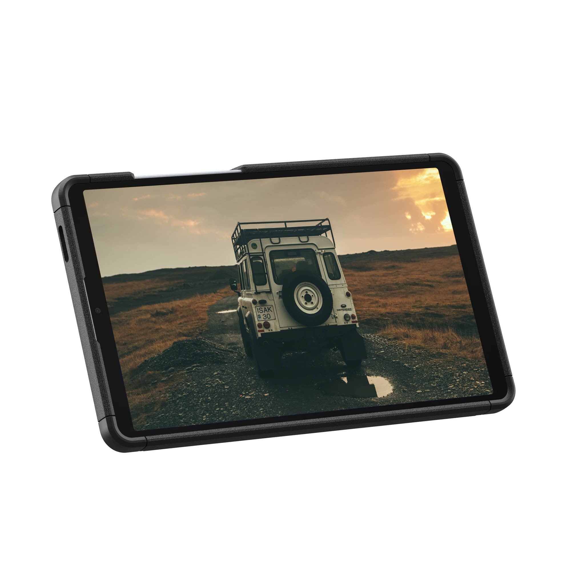 Samsung Galaxy Tab A11 UAG Scout w/Kickstand and Handstrap Case - Black - 15-15229