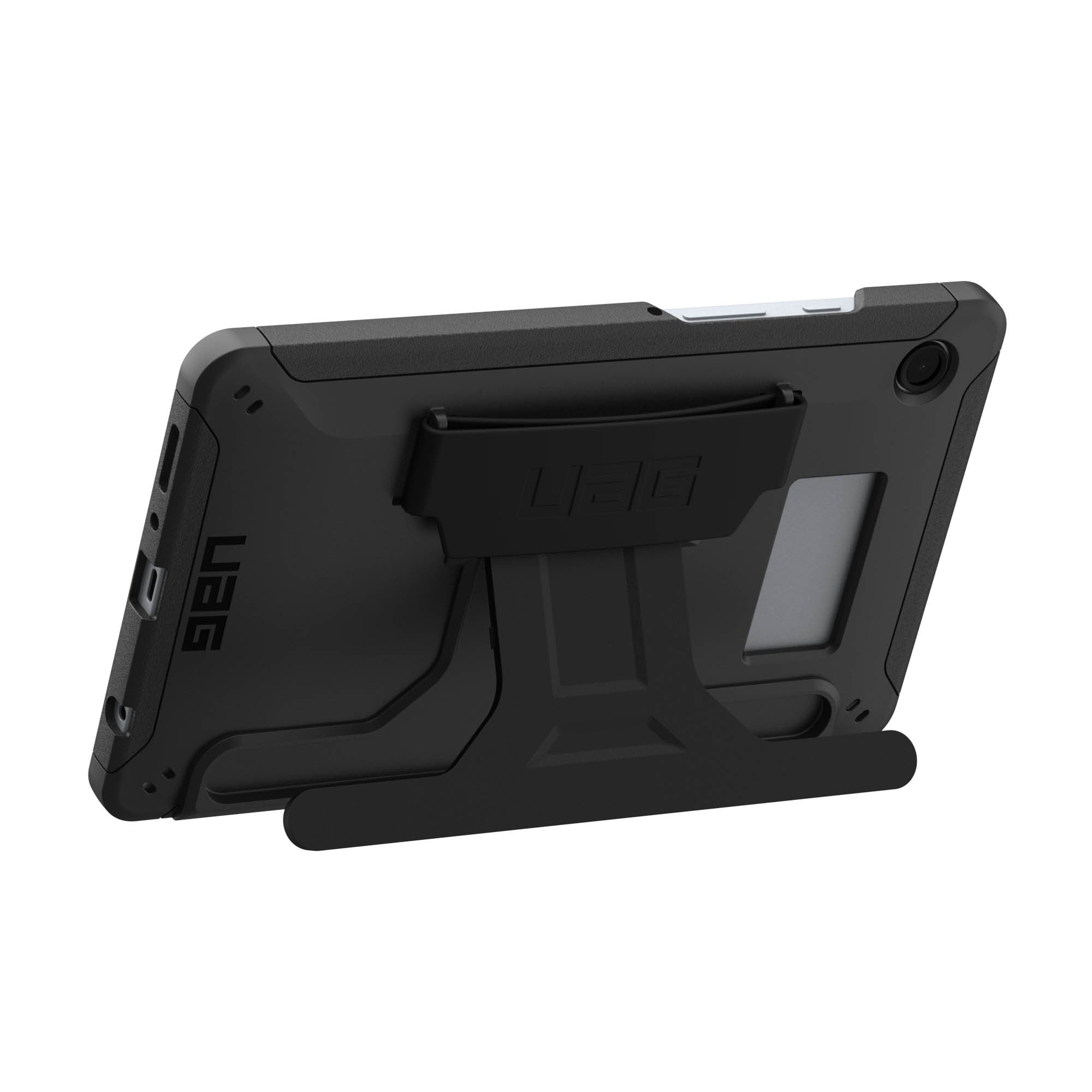 Samsung Galaxy Tab A11 UAG Scout w/Kickstand and Handstrap Case - Black - 15-15229
