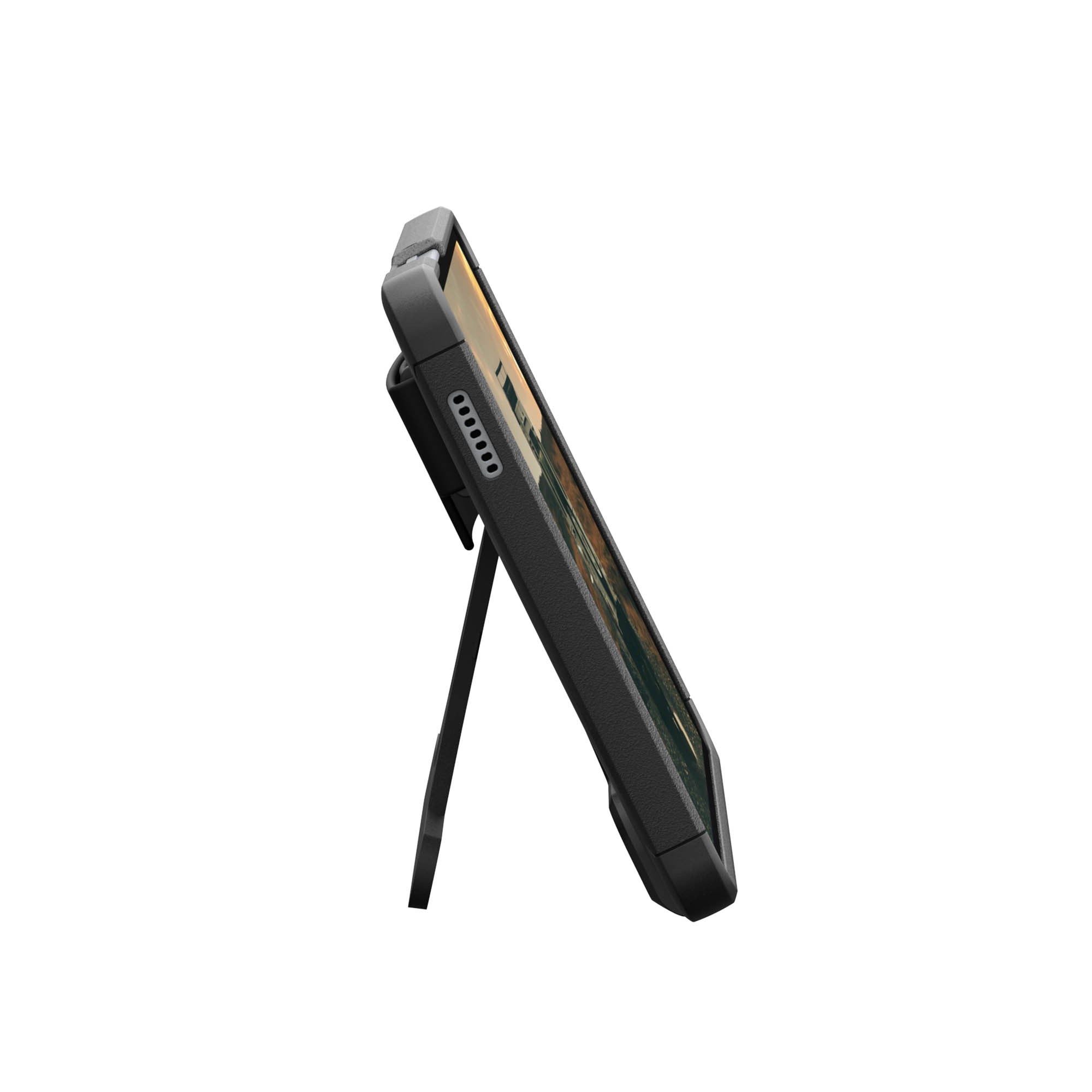 Samsung Galaxy Tab A11 UAG Scout w/Kickstand and Handstrap Case - Black - 15-15229