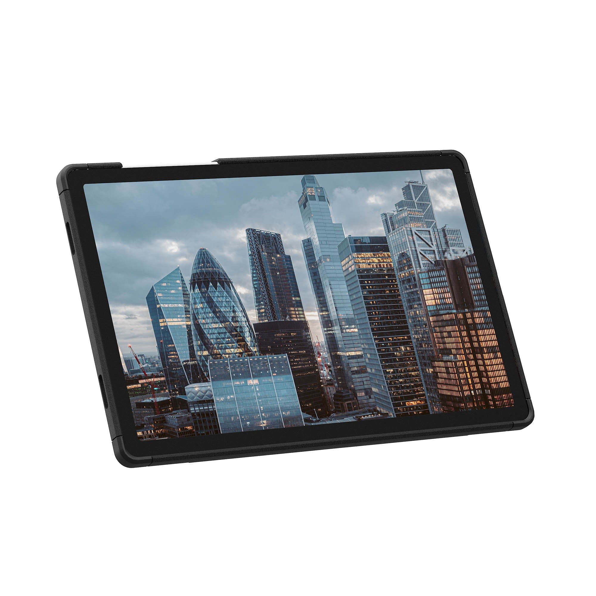 Samsung Galaxy Tab A11+/A9+ UAG Scout w/Kickstand and Handstrap Case - Black - 15-15230