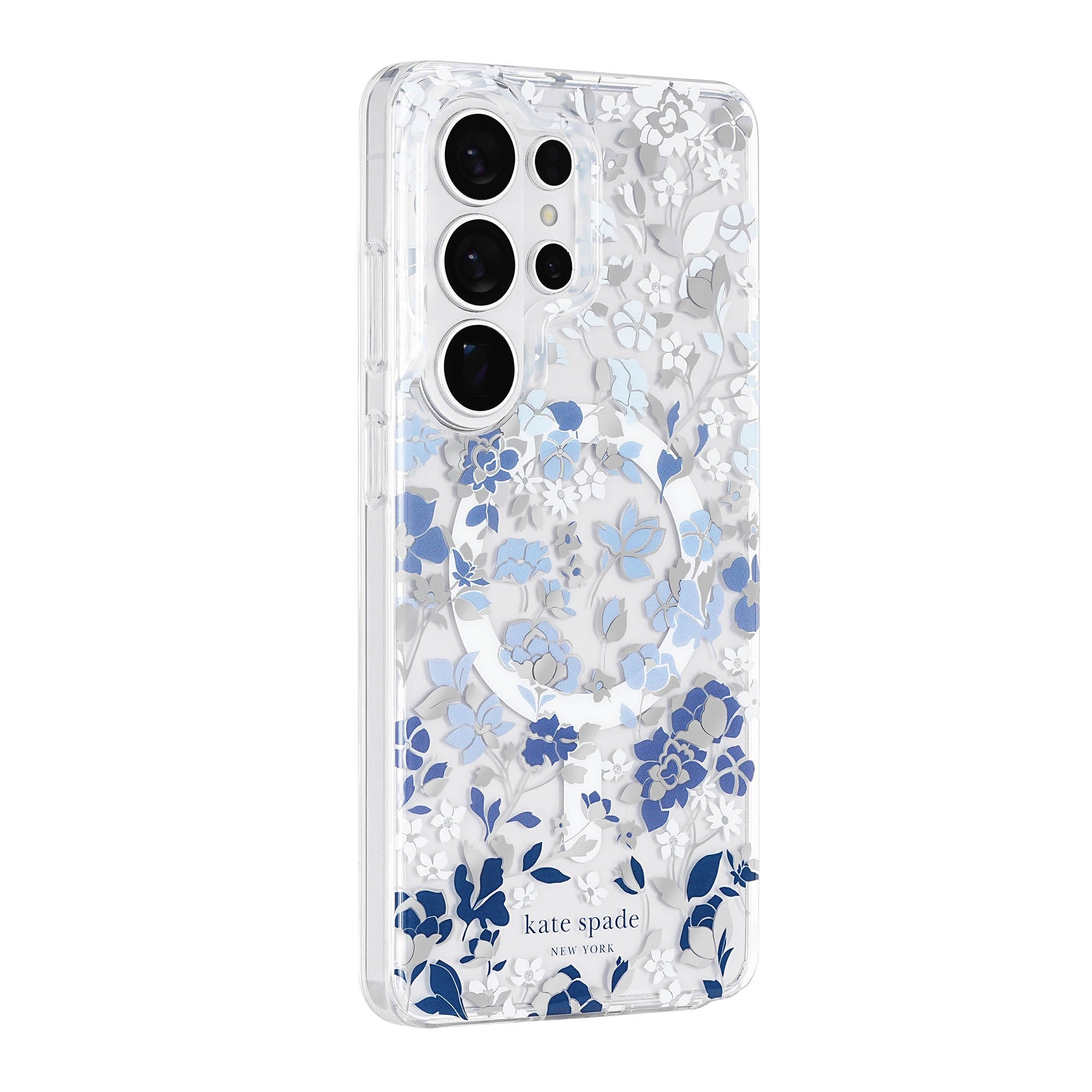 Samsung Galaxy S26 Ultra Kate Spade Protective w/Magnet Case - Flowerbed Blue - 15-15235