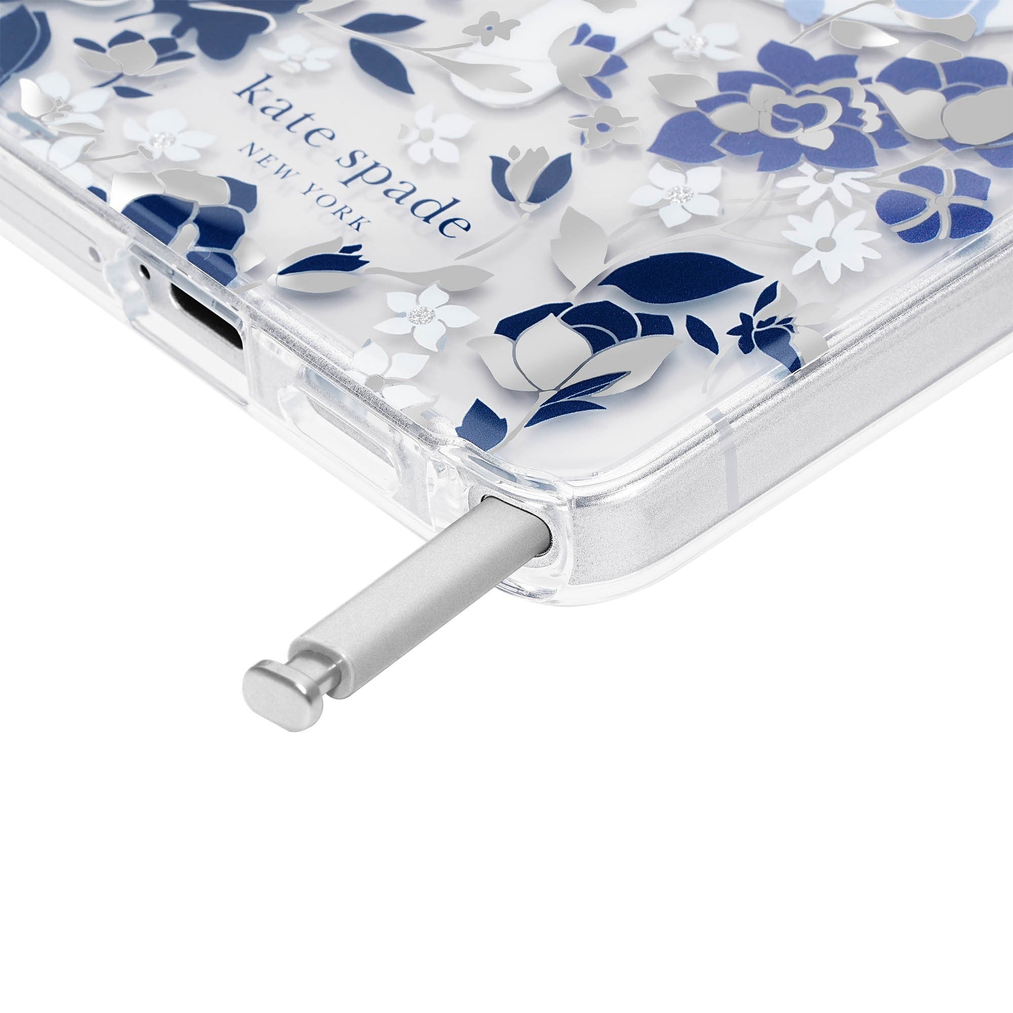 Samsung Galaxy S26 Ultra Kate Spade Protective w/Magnet Case - Flowerbed Blue - 15-15235
