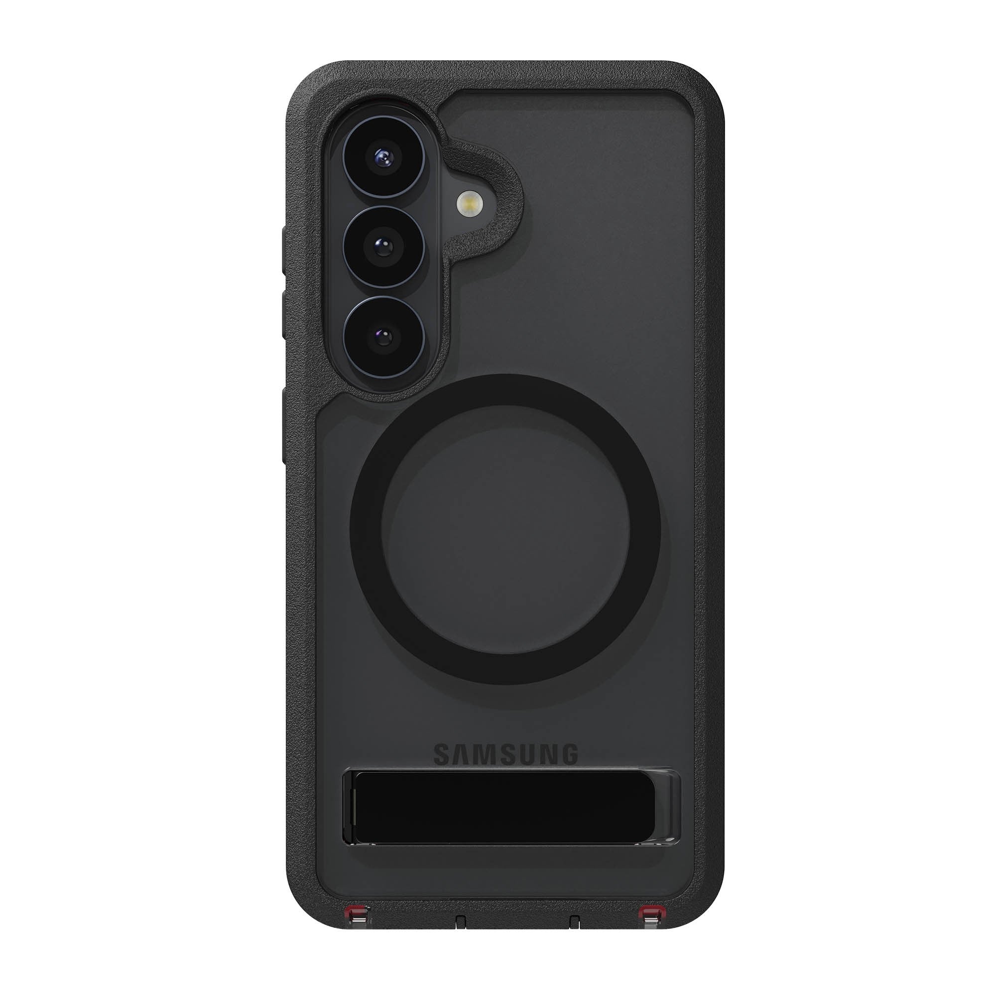 Samsung Galaxy S26 ZAGG Graphene Rainier Snap Kickstand Case - Smoke Black - 15-15314