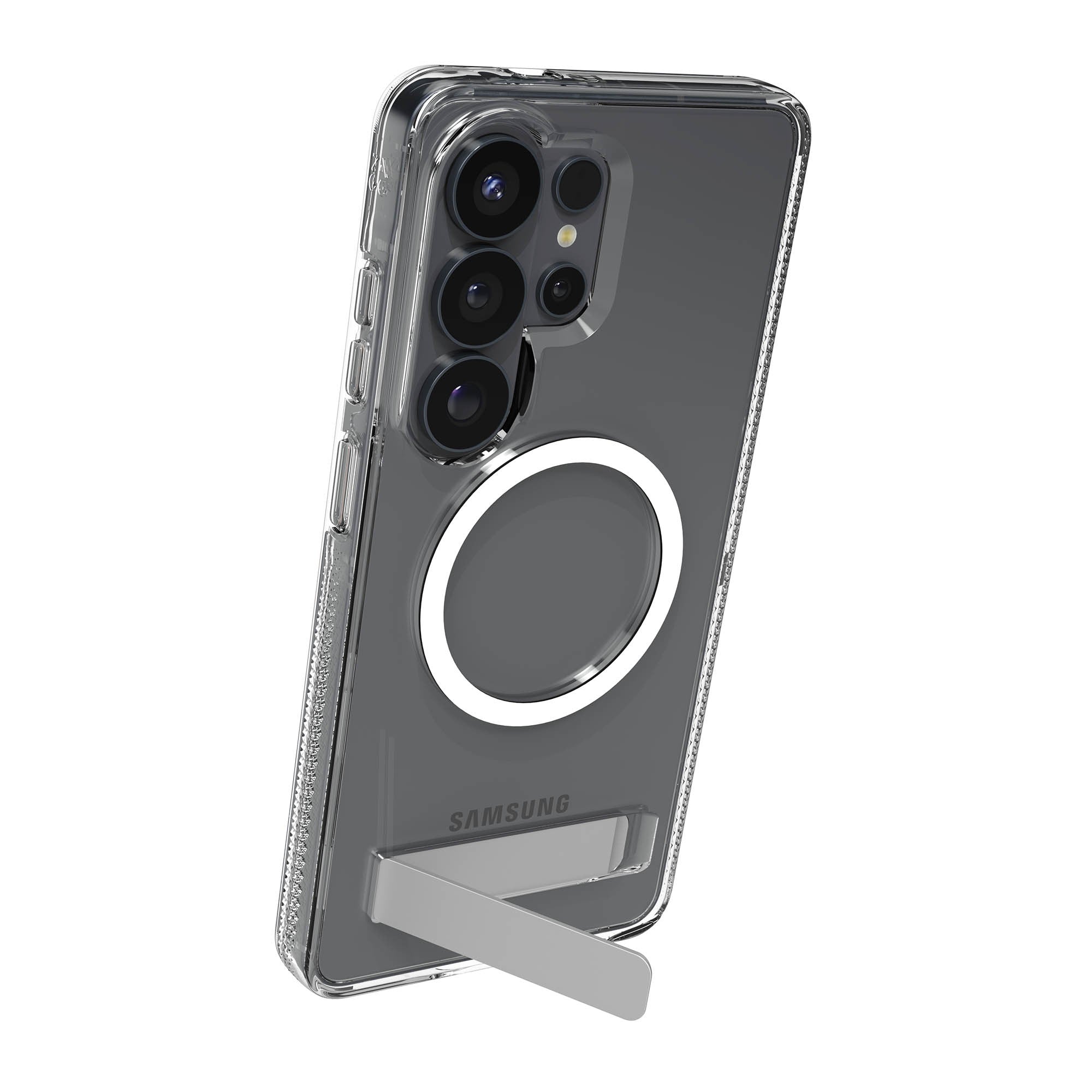 Samsung Galaxy S26 Ultra ZAGG Graphene Crystal Palace Snap Kickstand Case - Clear - 15-15324