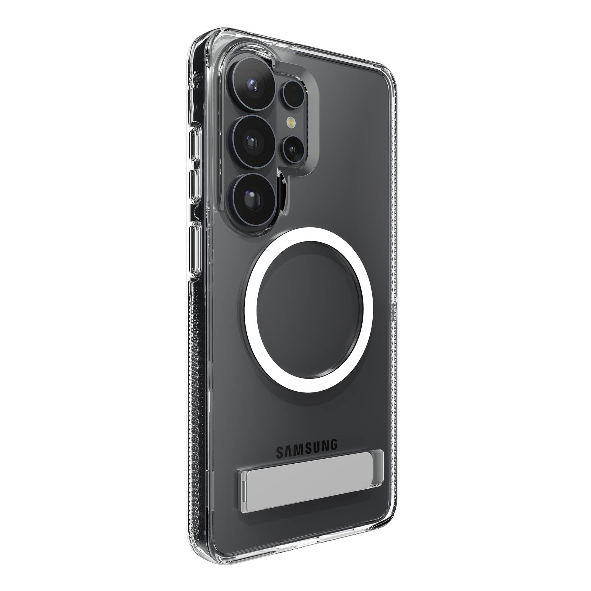 Samsung Galaxy S26 Ultra ZAGG Graphene Crystal Palace Snap Kickstand Case - Clear - 15-15324