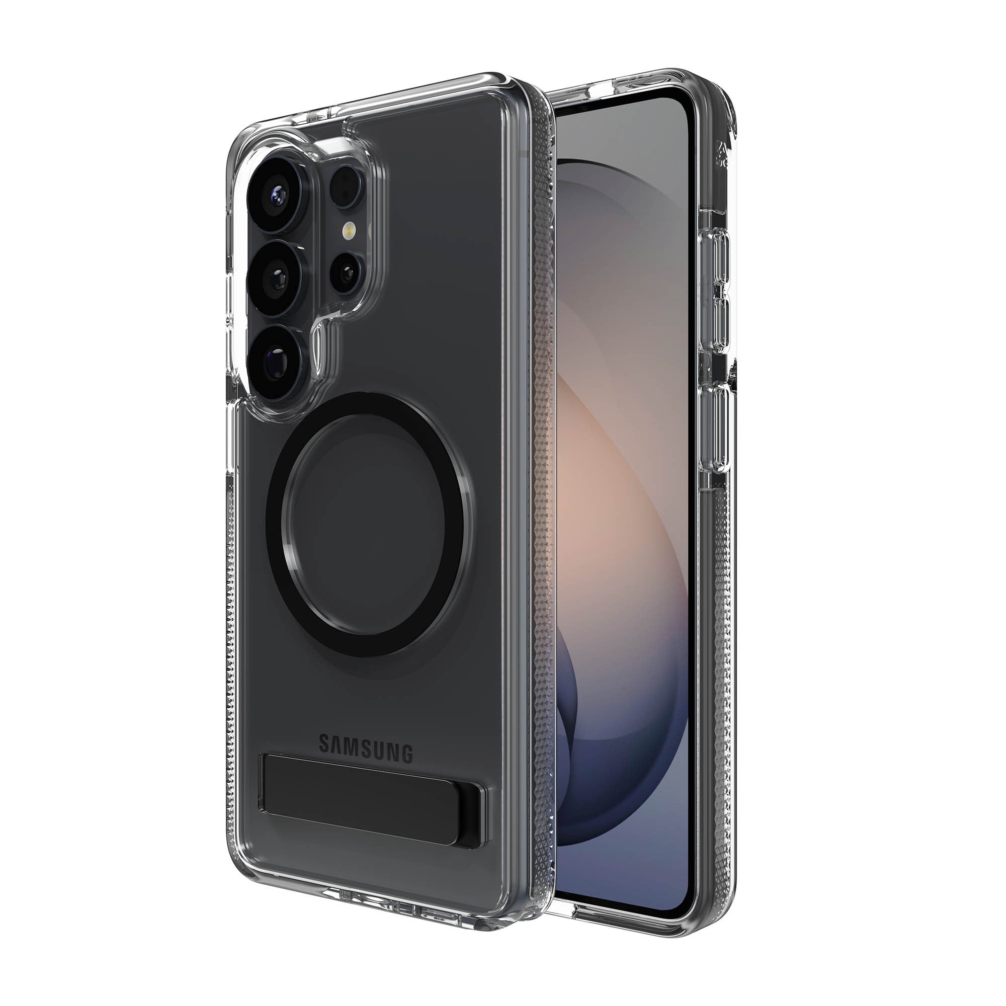 Samsung Galaxy S26 Ultra ZAGG Graphene Santa Cruz Snap Kickstand Case - Black - 15-15325