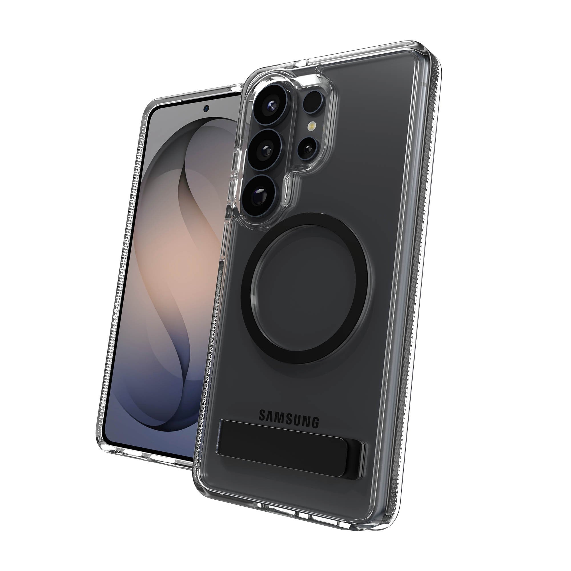 Samsung Galaxy S26 Ultra ZAGG Graphene Santa Cruz Snap Kickstand Case - Black - 15-15325