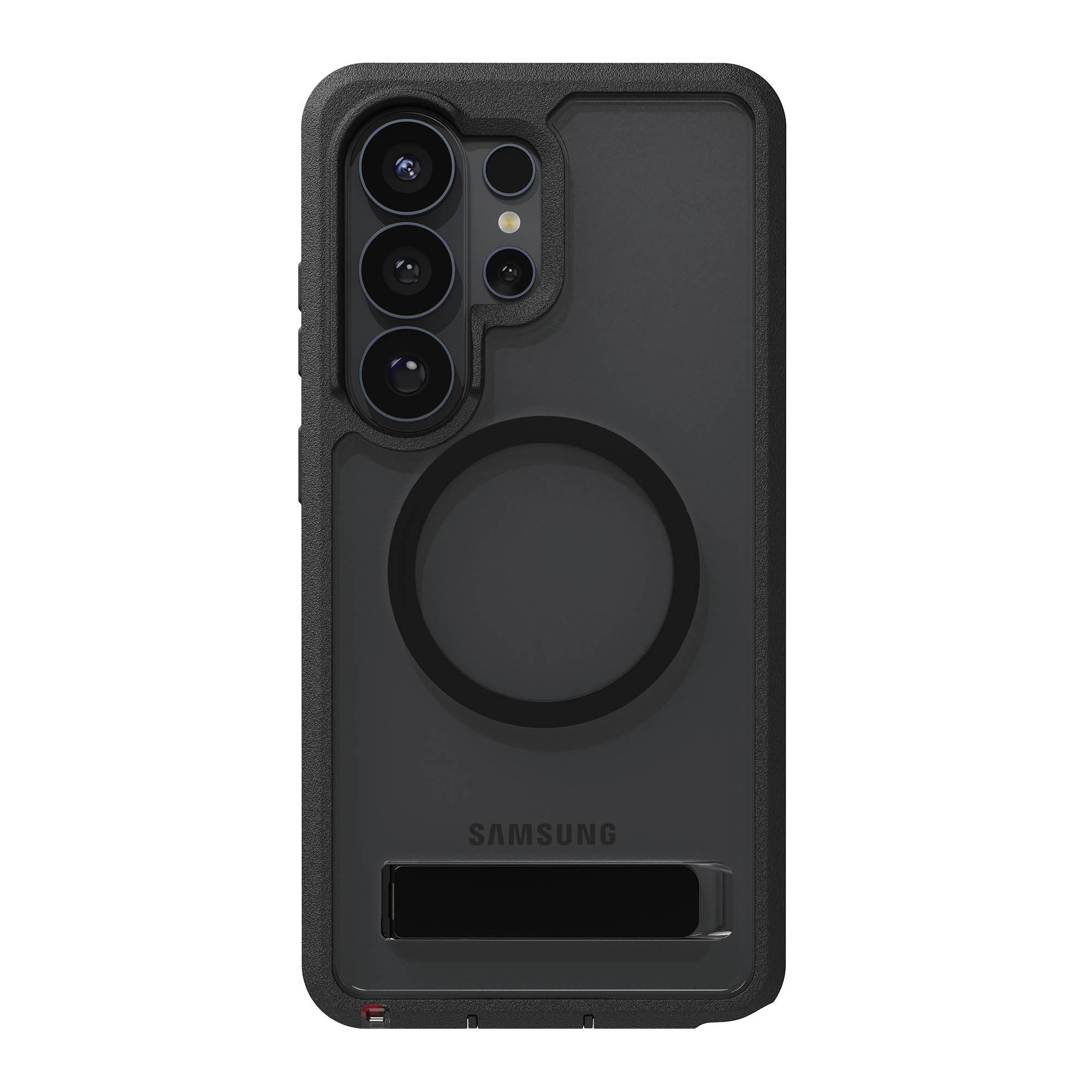 Samsung Galaxy S26 Ultra ZAGG Graphene Rainier Snap Kickstand Case - Smoke Black - 15-15329