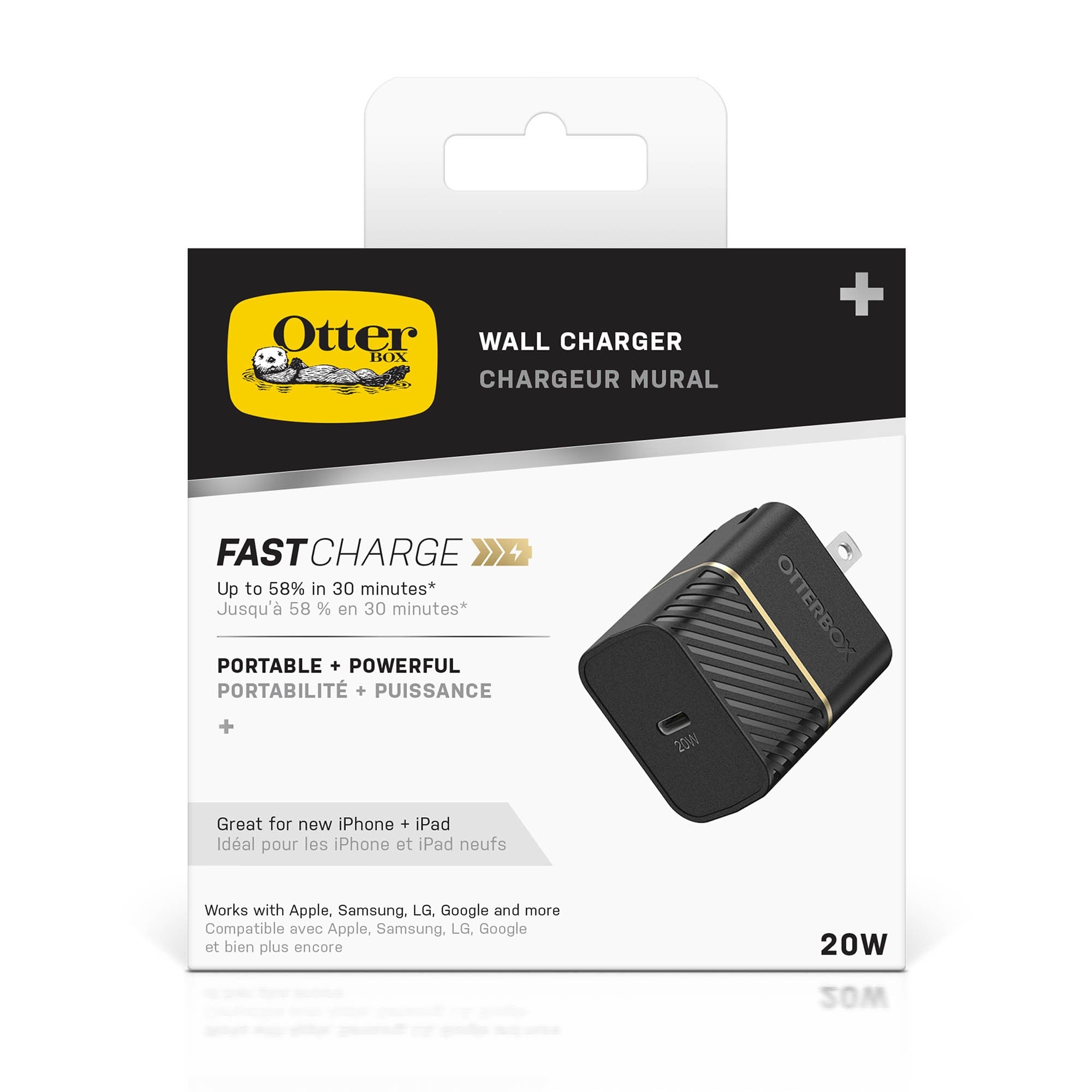 Otterbox 20W Black USB-C PD Wall Charger - 15-15333