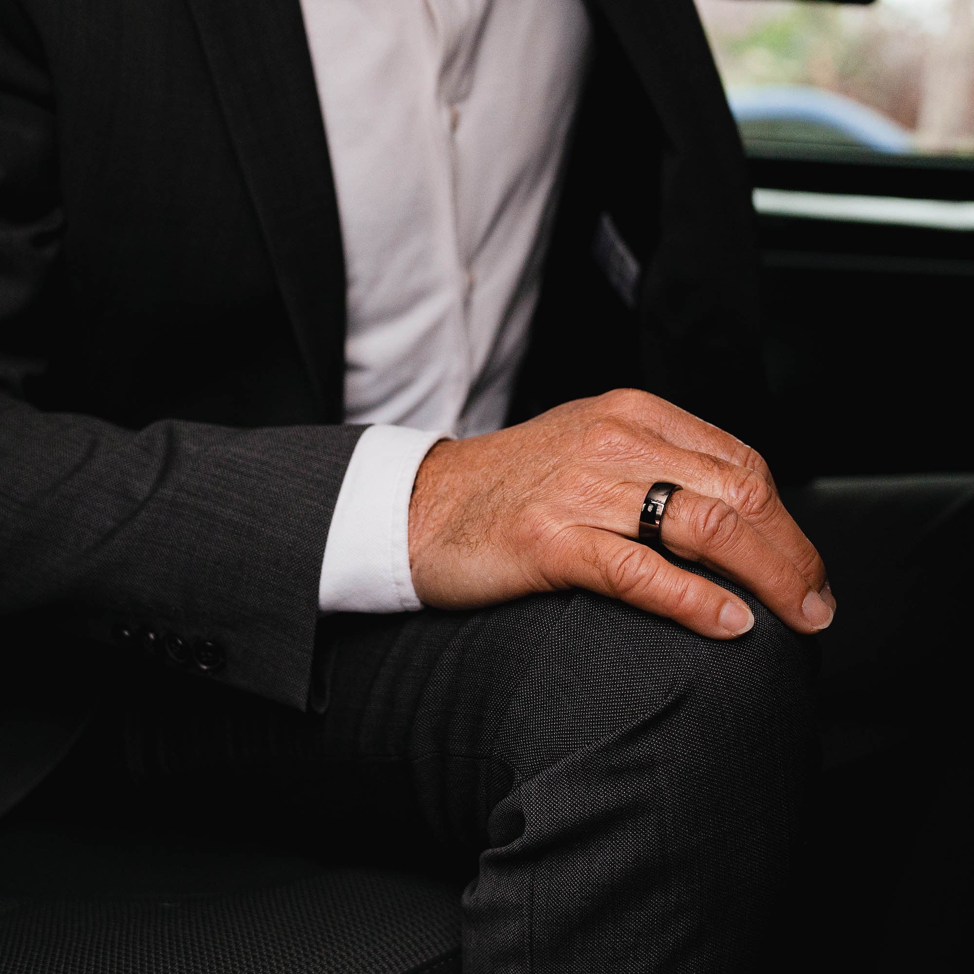 Circular Ring 2 Size 14 - Black - 15-15375