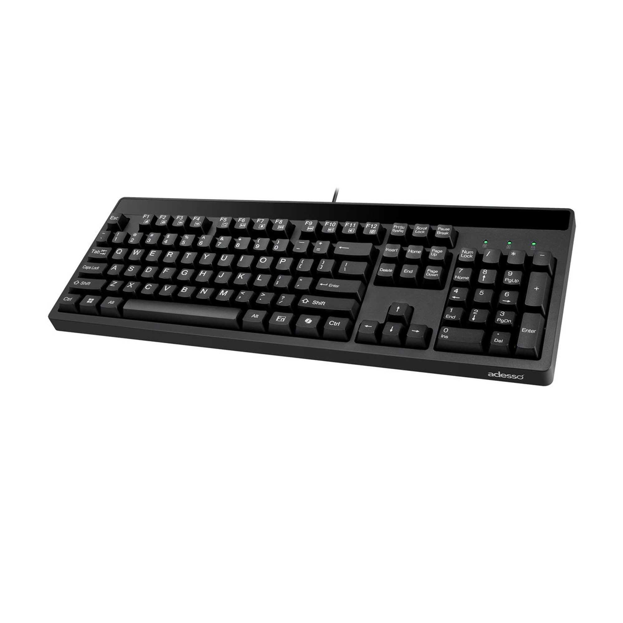Adesso Full Sized Wired Mechanical Keyboard With CoPilot Al Hotkey - 15-15544