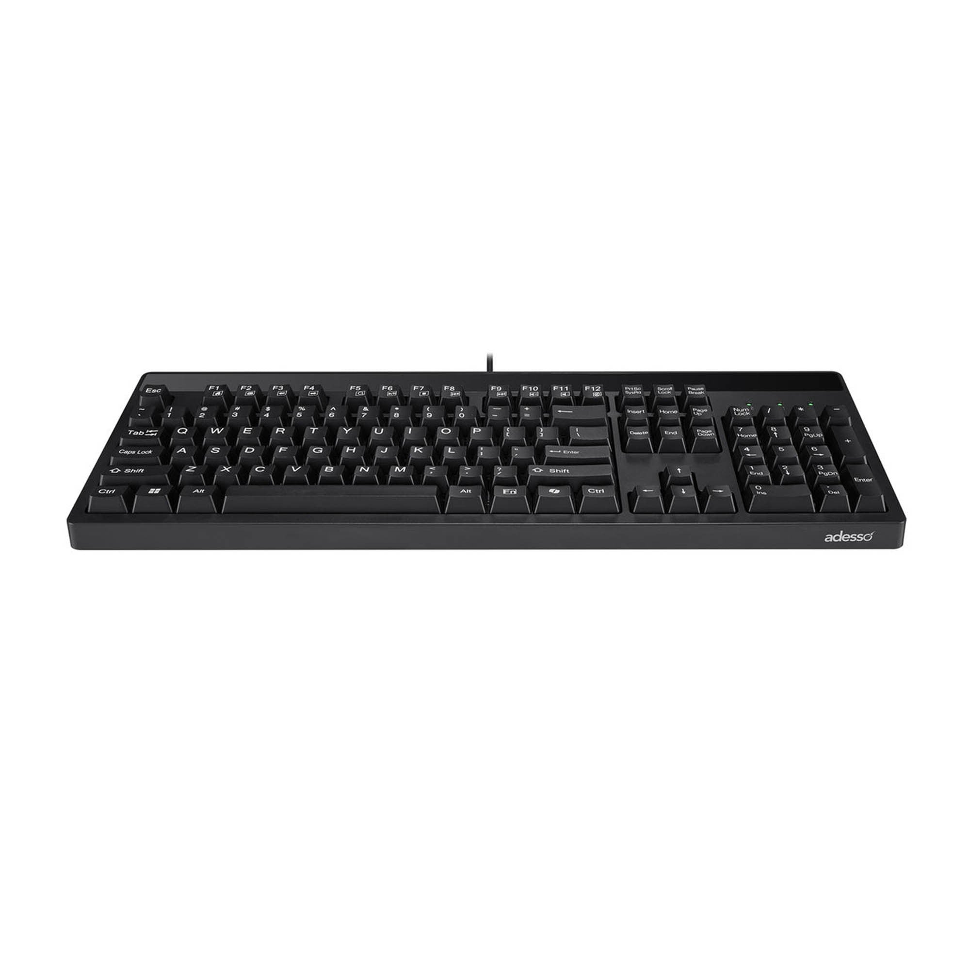 Adesso Full Sized Wired Mechanical Keyboard With CoPilot Al Hotkey - 15-15544