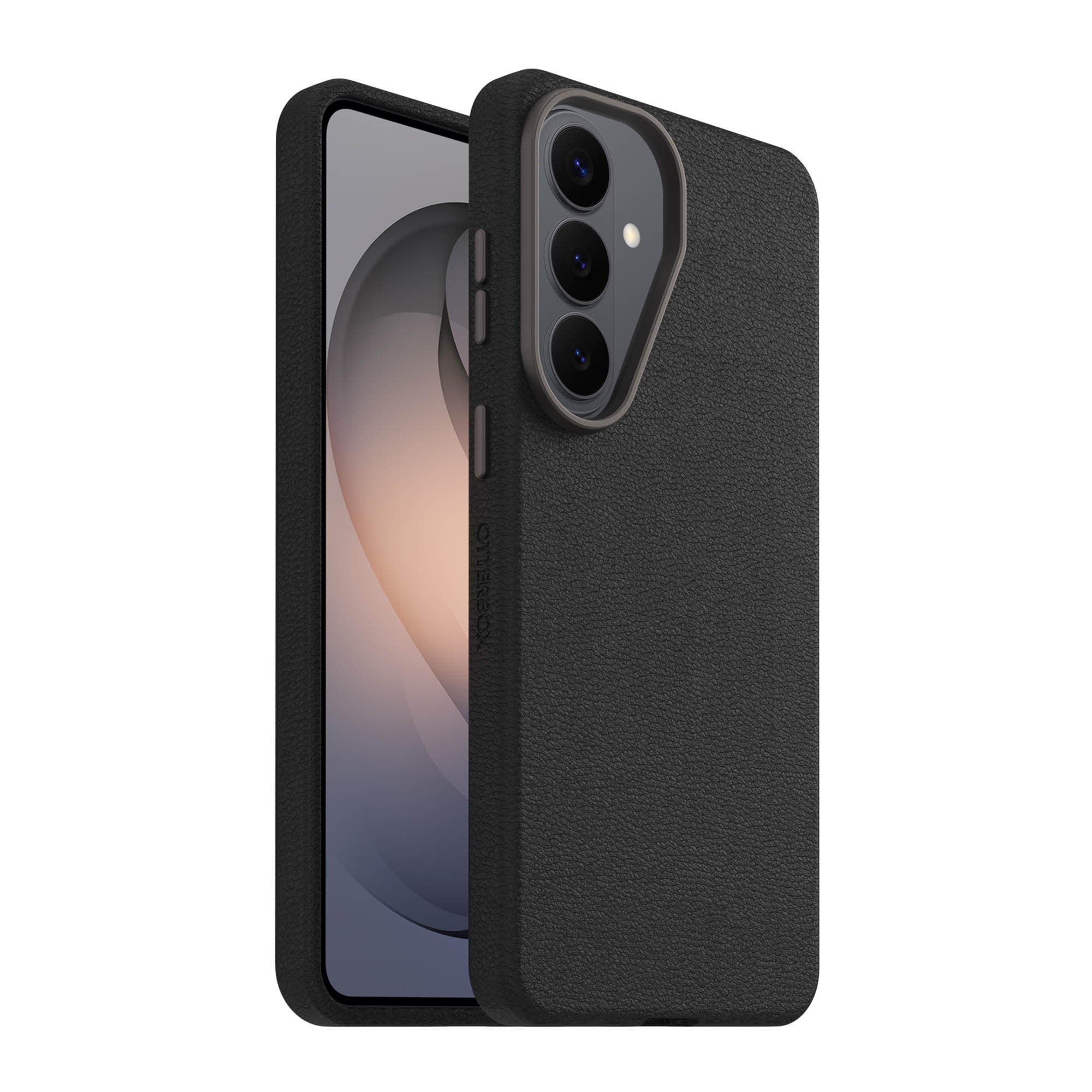 Samsung Galaxy S26+ Otterbox Symmetry Cactus Leather Series Case - Black - Noir Ash - 15-15557