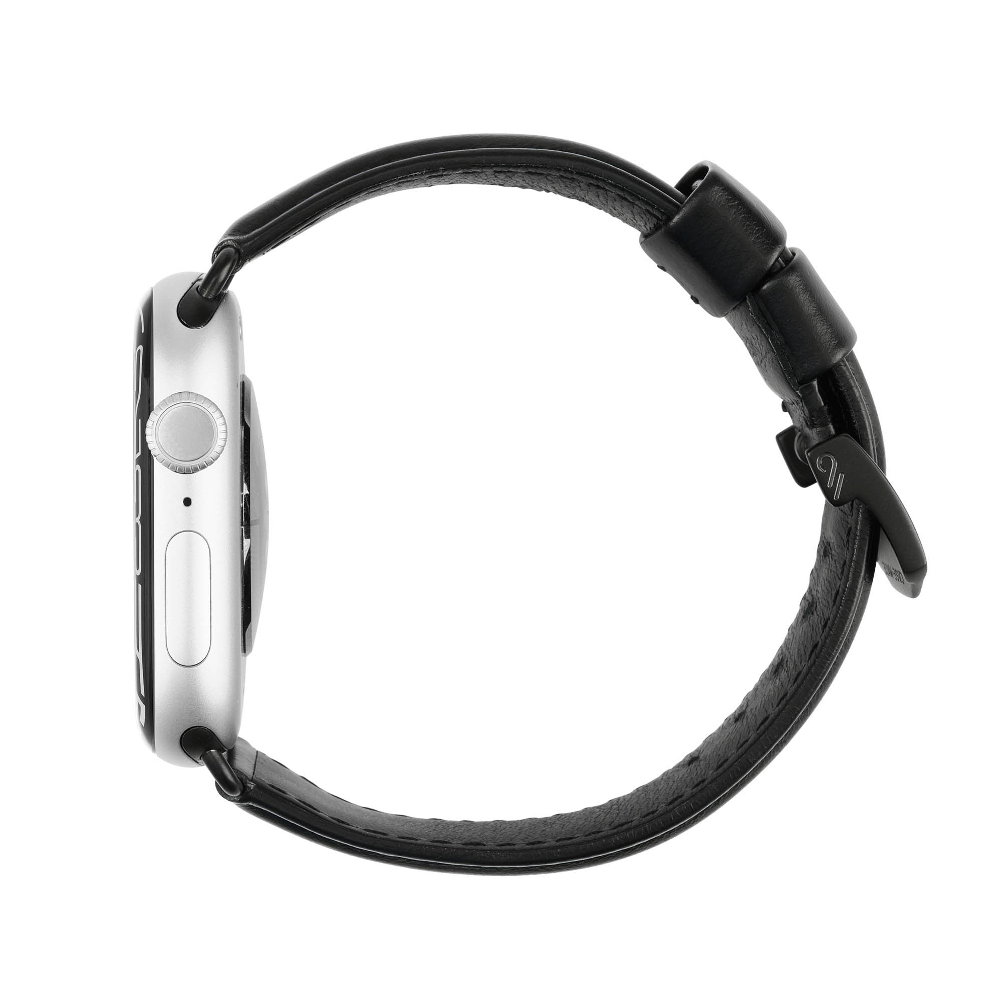 Apple Watch 42-49mm Case-Mate Signature Leather Band - Black - 15-15562