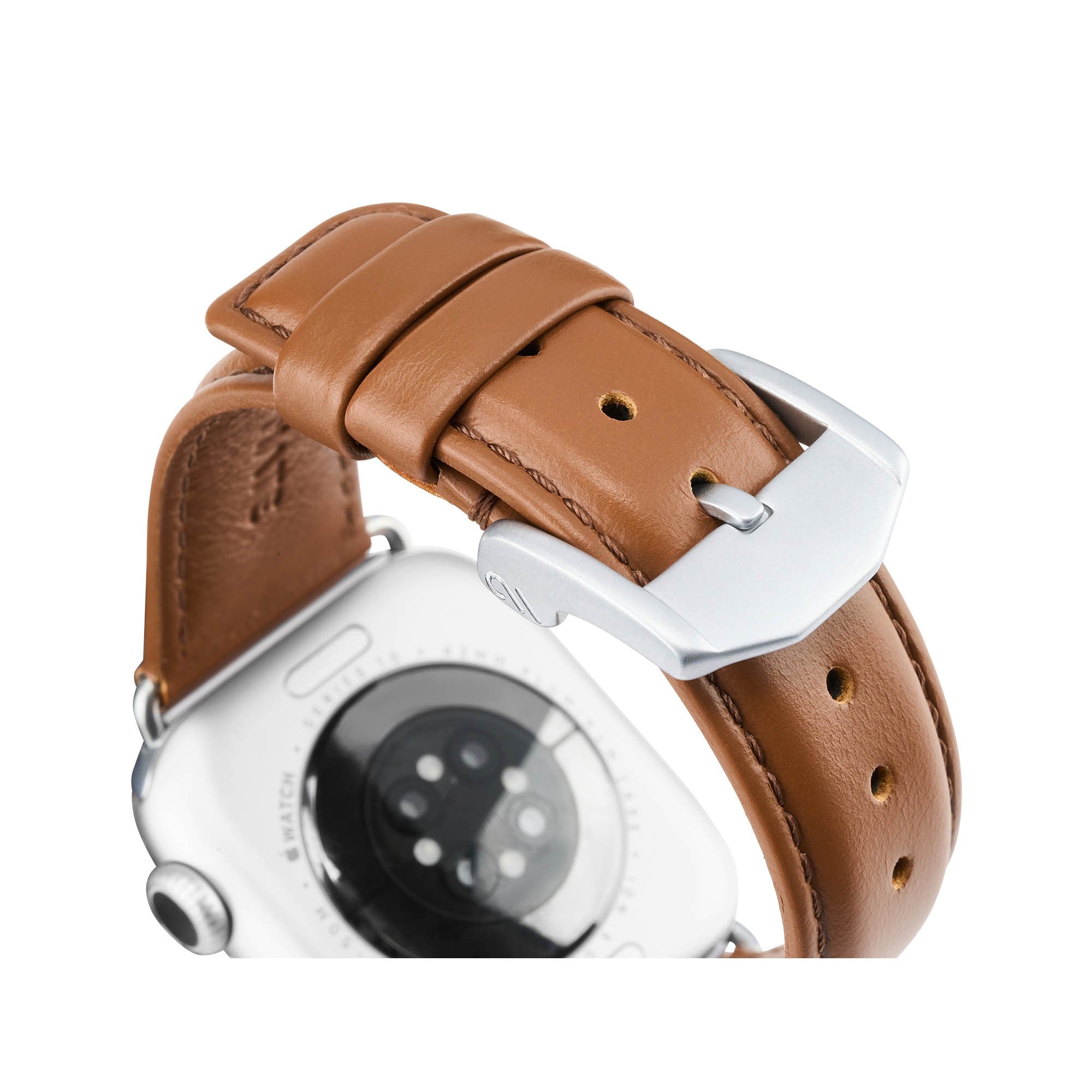 Apple Watch 38-49mm Case-Mate Signature Leather Band - Cognac - 15-15563