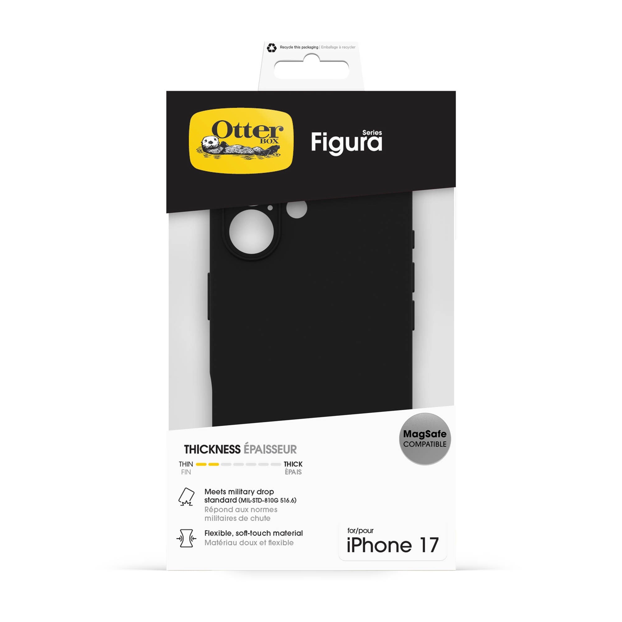 iPhone 17 Otterbox Figura MagSafe Case - Black - 15-15567