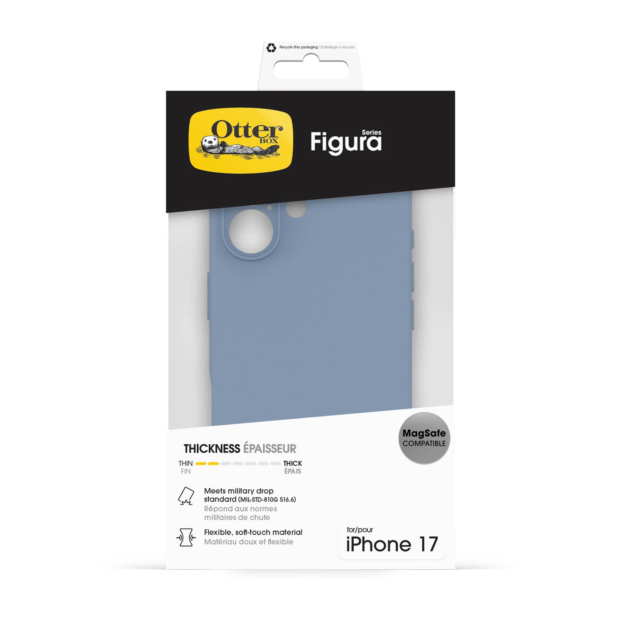 iPhone 17 Otterbox Figura MagSafe Case - Polus Blue - 15-15570
