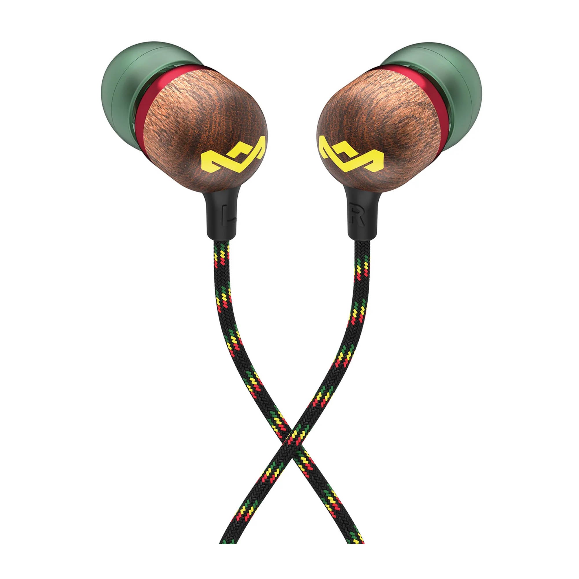 House of Marley Smile Jamaica USB-C Earbuds - Rasta - 15-15611